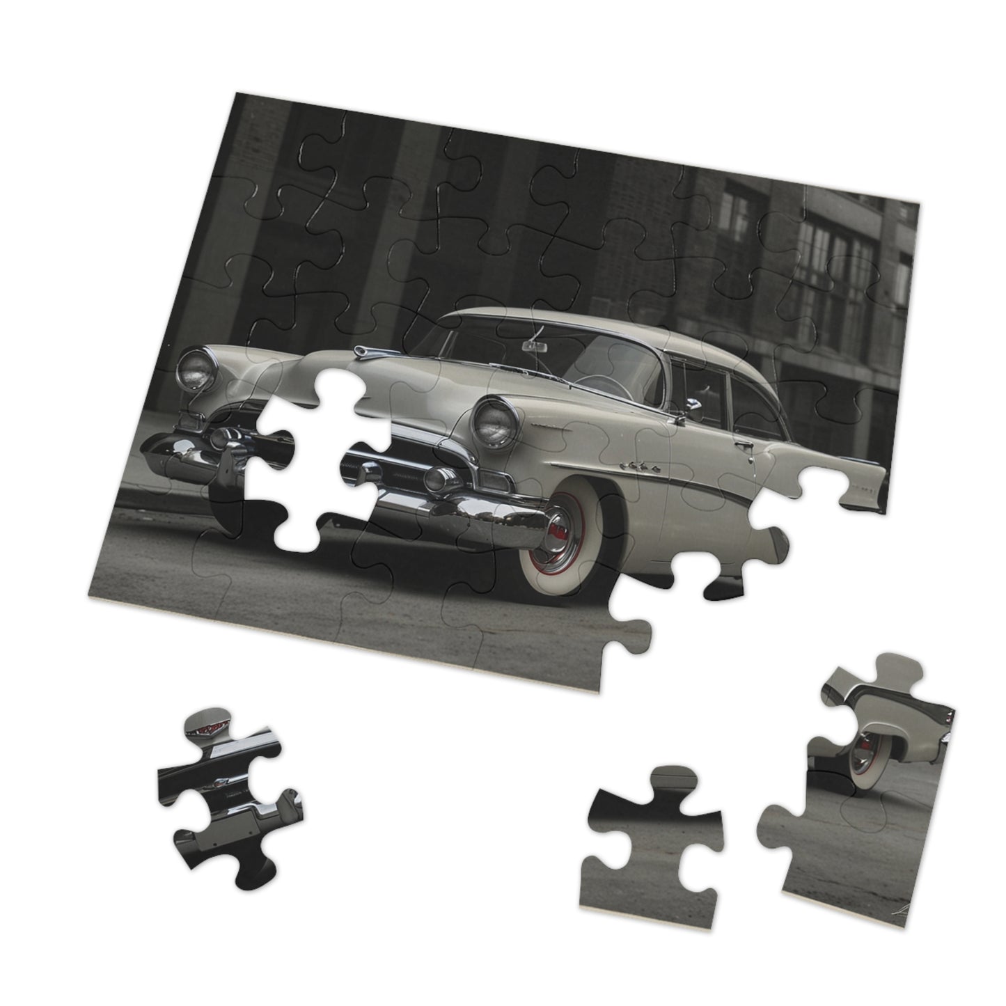 Urban Classic Car Jigsaw Puzzle (252, 500, 1000-Piece)