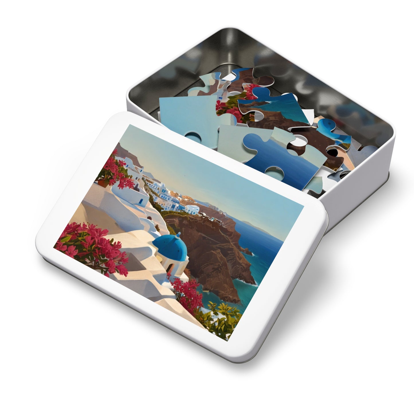 Santorini Serenity Jigsaw Puzzle (252, 500, 1000-Piece)