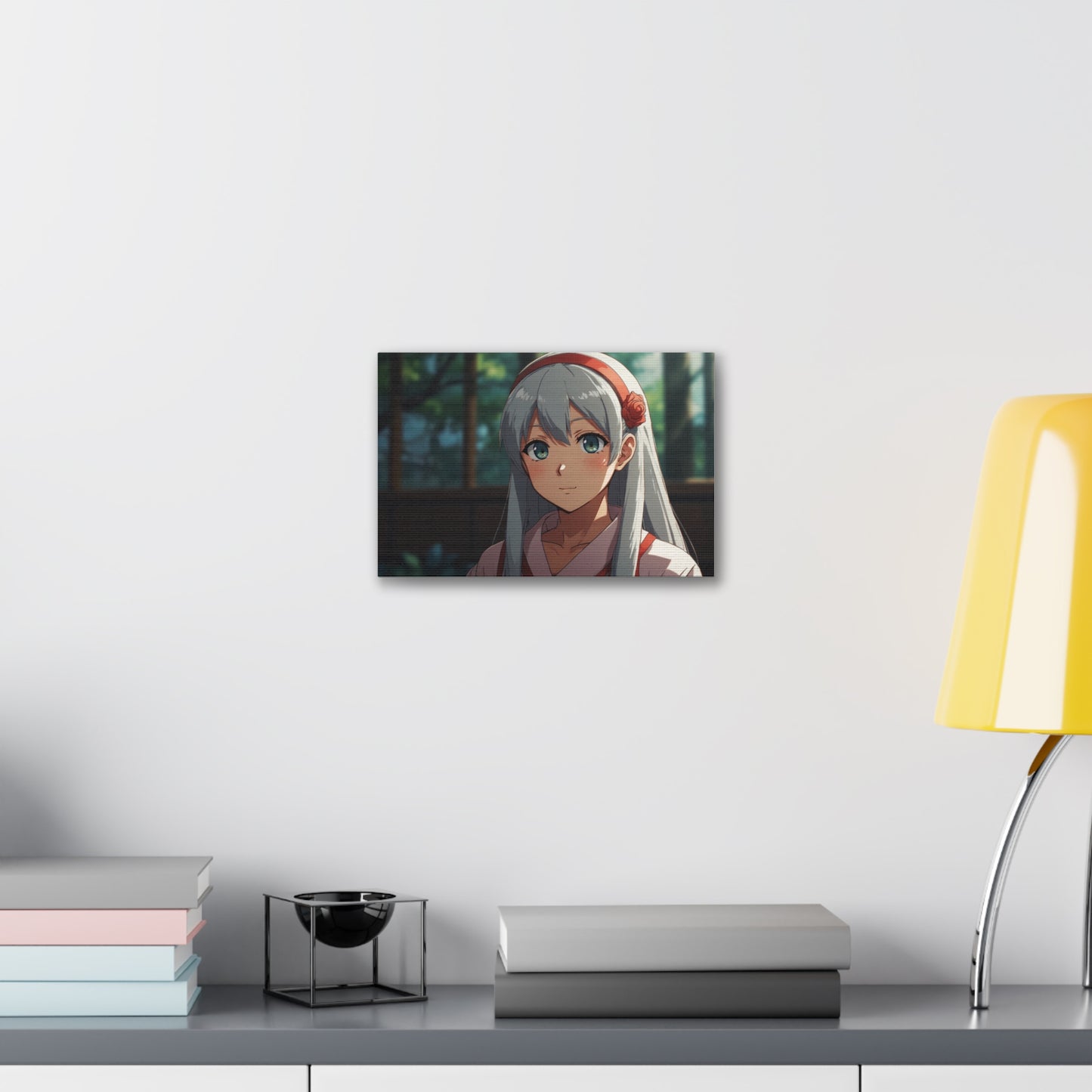 Glimpse of Serenity: Anime Character Canvas Stretched, 1.5'' Puzzlers Paradise