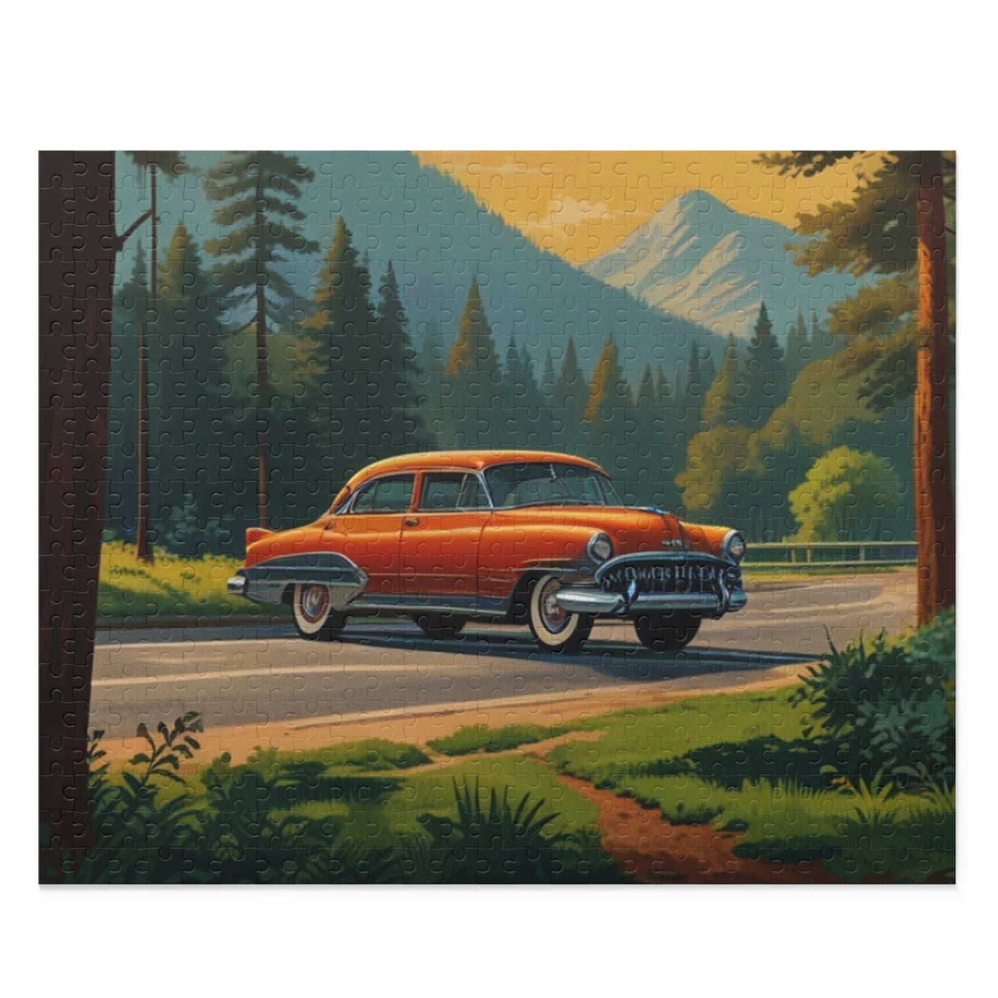 Sunset Drive Jigsaw Puzzle (120, 252, 500-Piece)