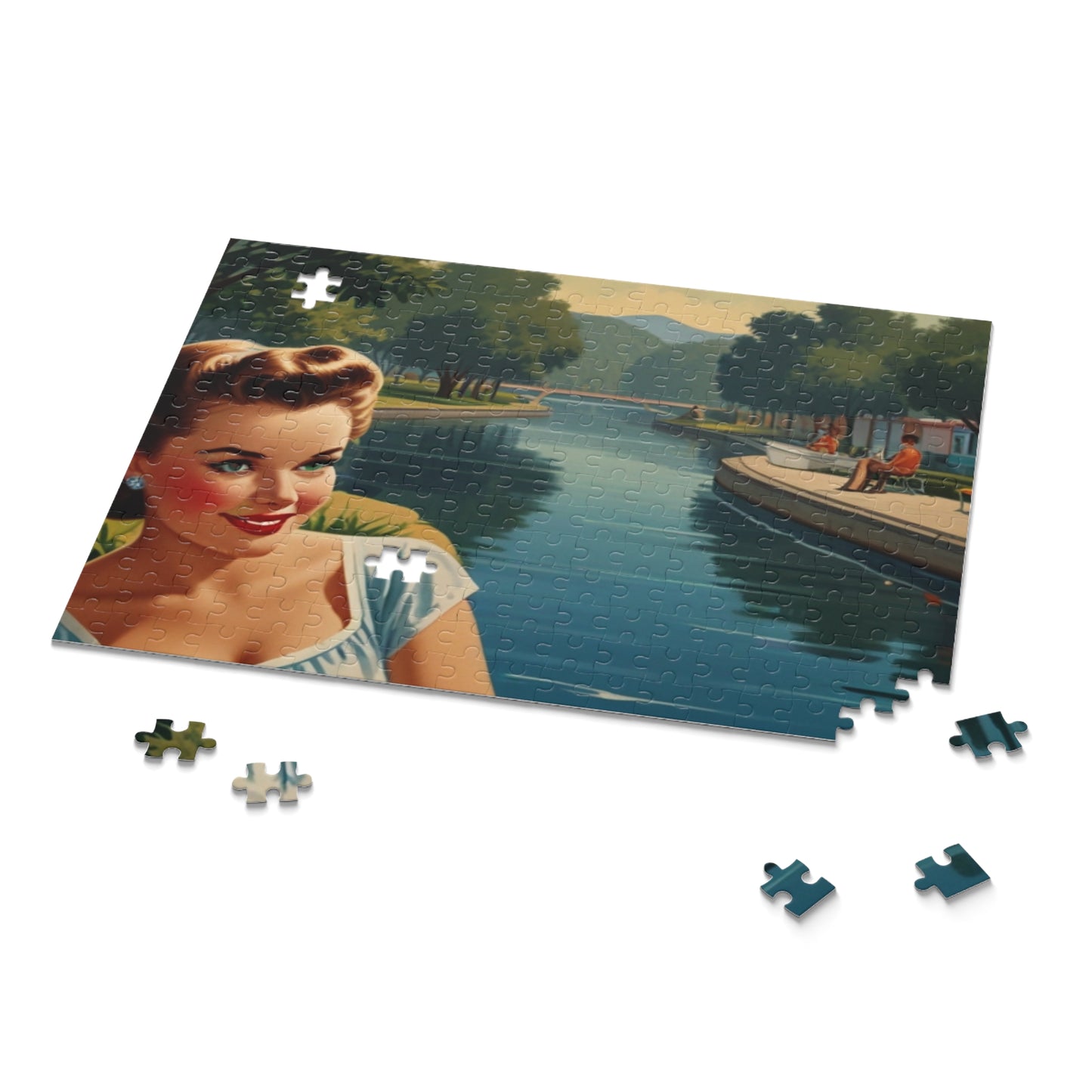 Riverview Elegance Jigsaw Puzzle (120, 252, 500-Piece)