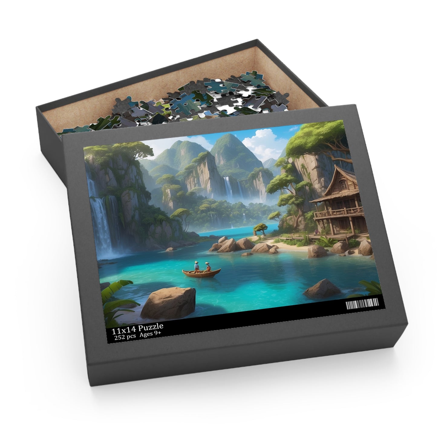 Paradise Falls Jigsaw Puzzle (120, 252, 500-Piece) - Puzzlers Paradise