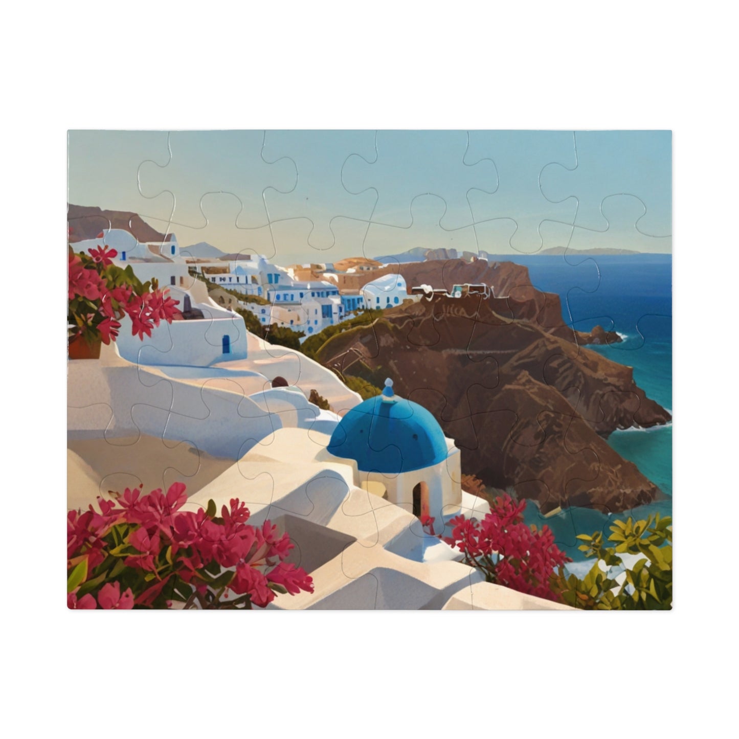 Santorini Serenity Jigsaw Puzzle (252, 500, 1000-Piece)