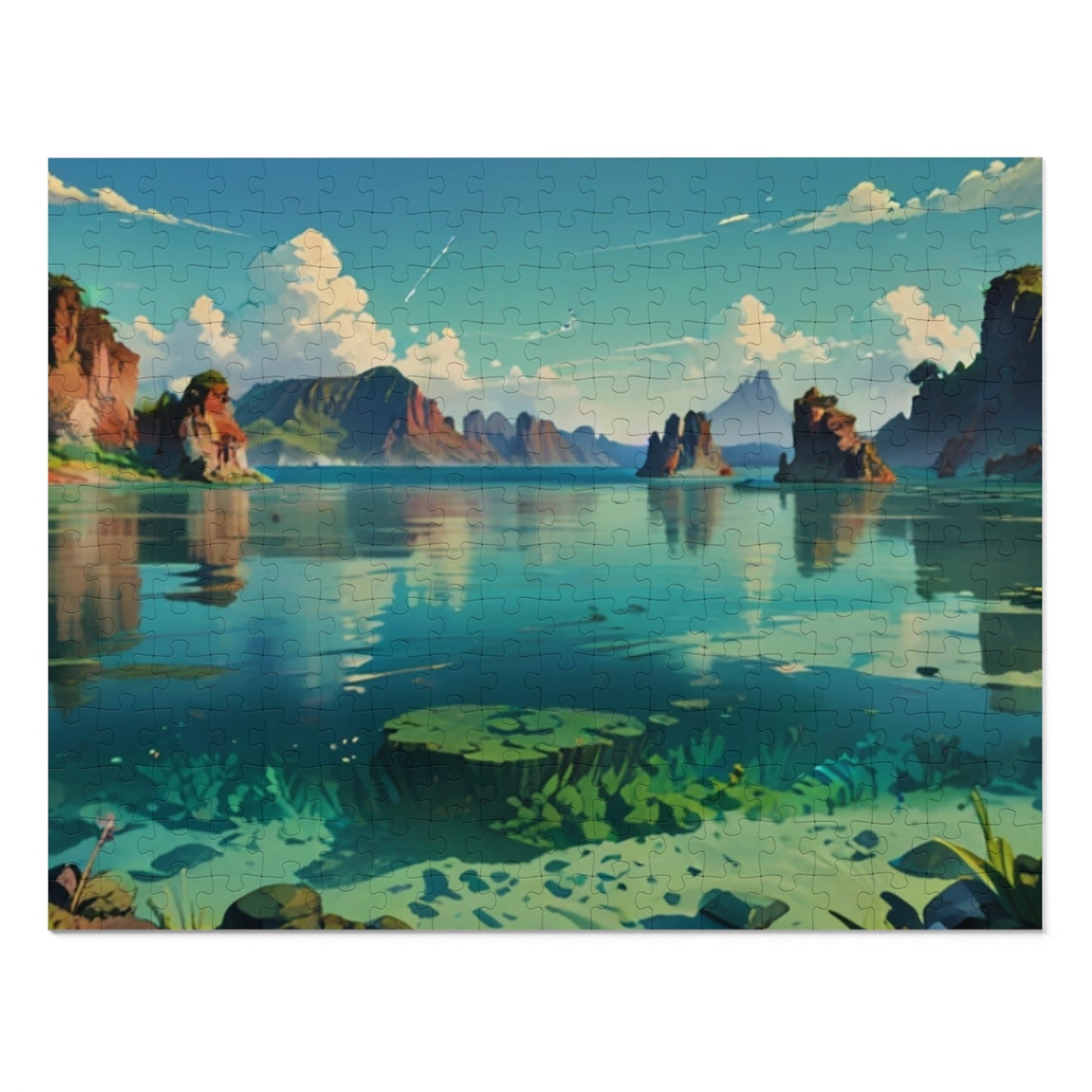 Jade Lagoon Jigsaw Puzzle (30, 110, 252, 500, 1000-Piece)