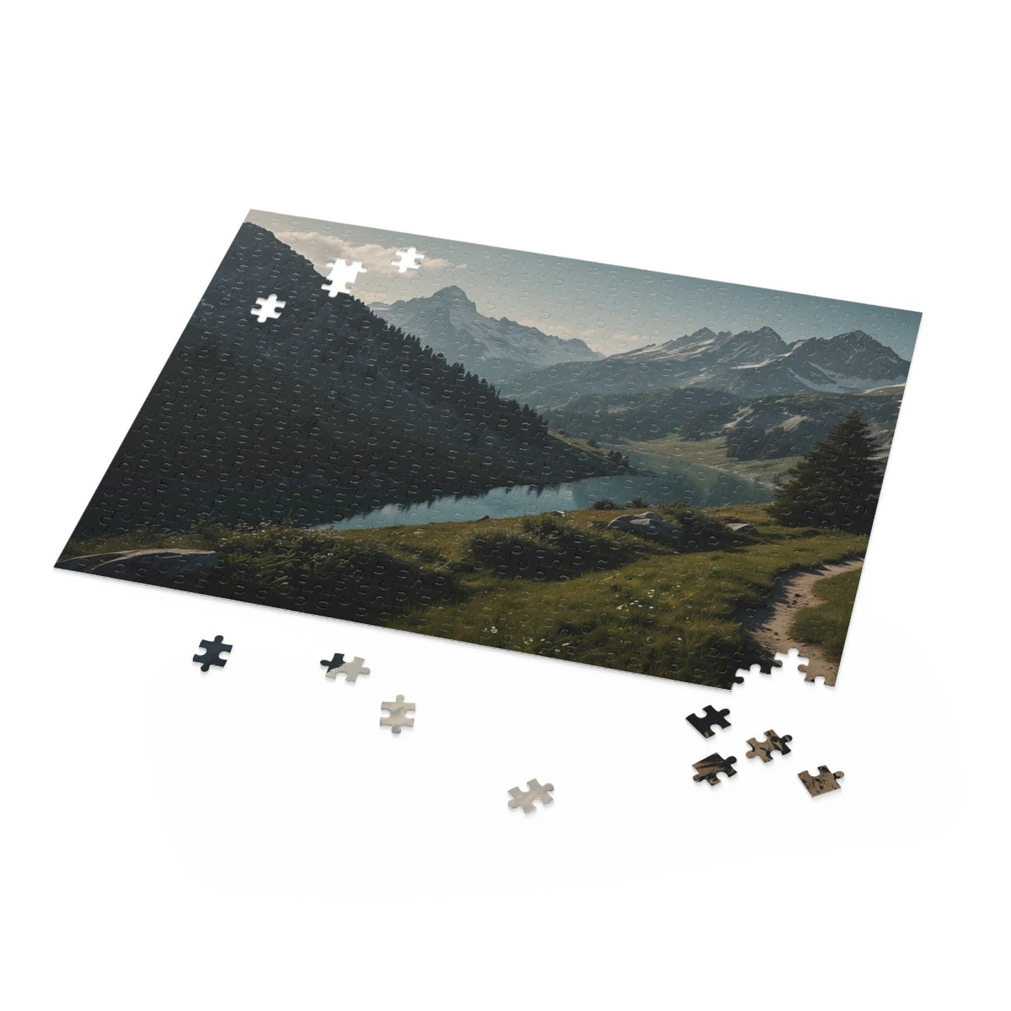 Alpine Serenity Puzzle (120, 252, 500-Piece) - Puzzlers Paradise