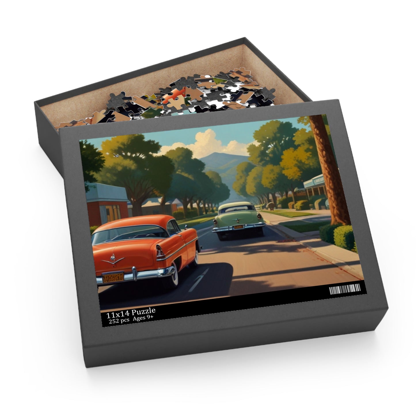 Americana Avenue Jigsaw Puzzle (120, 252, 500-Piece)