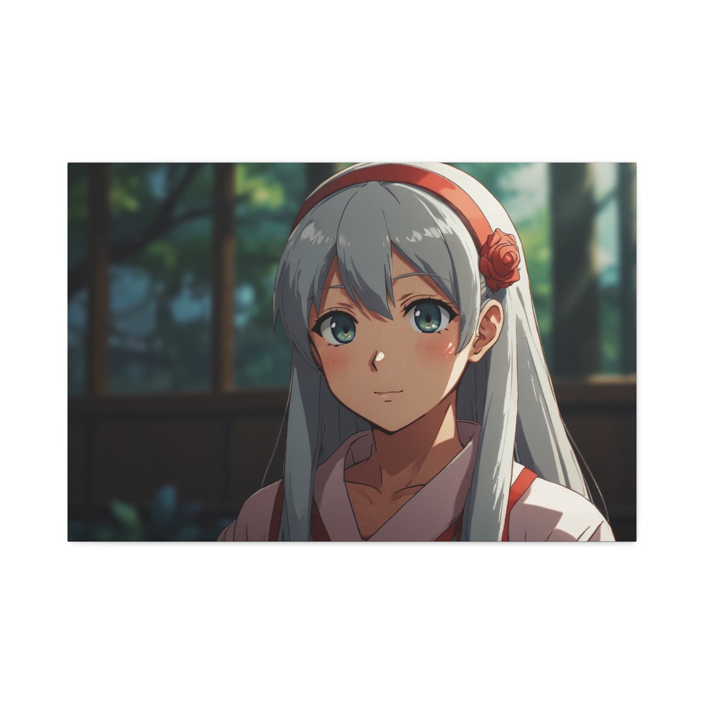 Glimpse of Serenity: Anime Character Canvas Stretched, 1.5'' Puzzlers Paradise