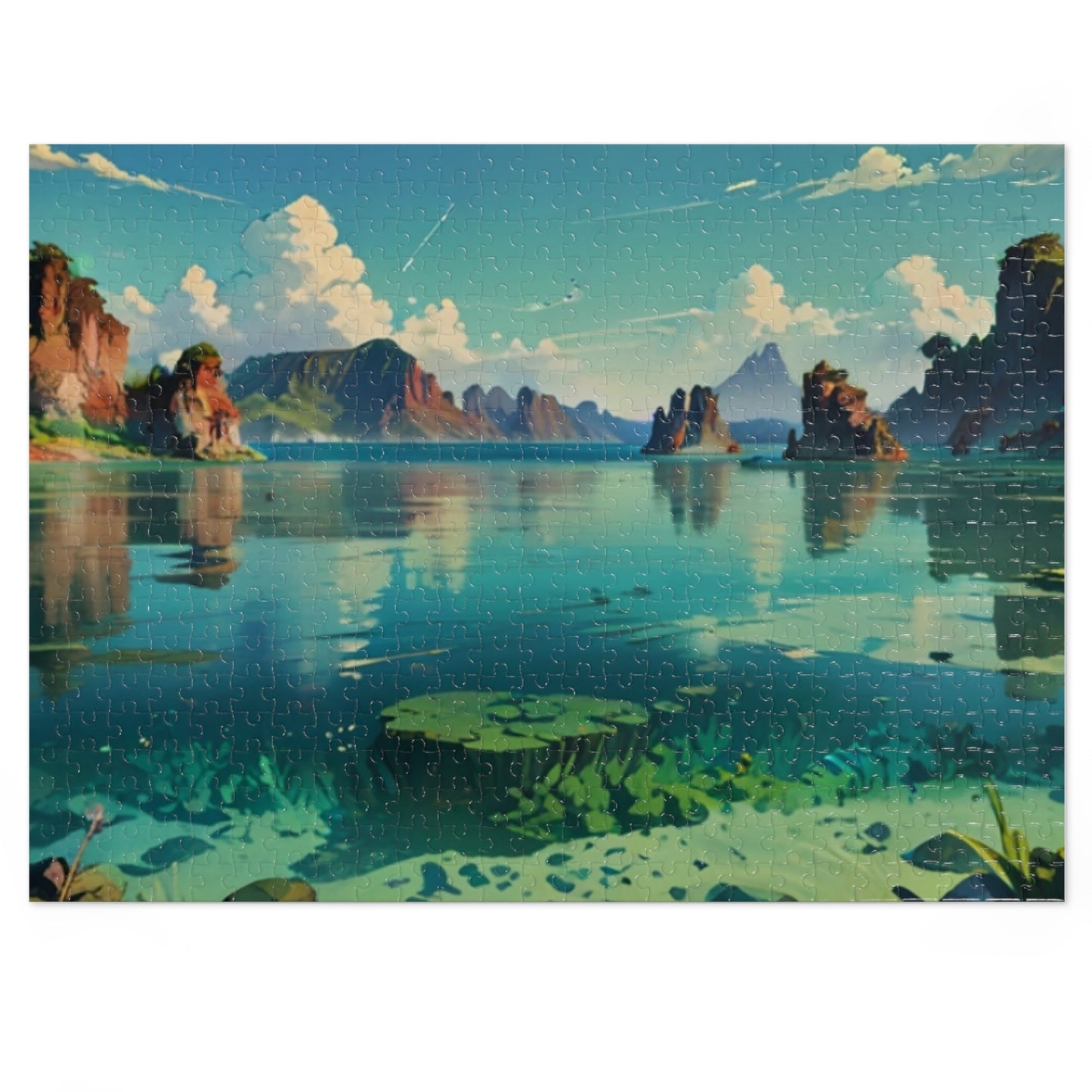 Jade Lagoon Jigsaw Puzzle (30, 110, 252, 500, 1000-Piece)