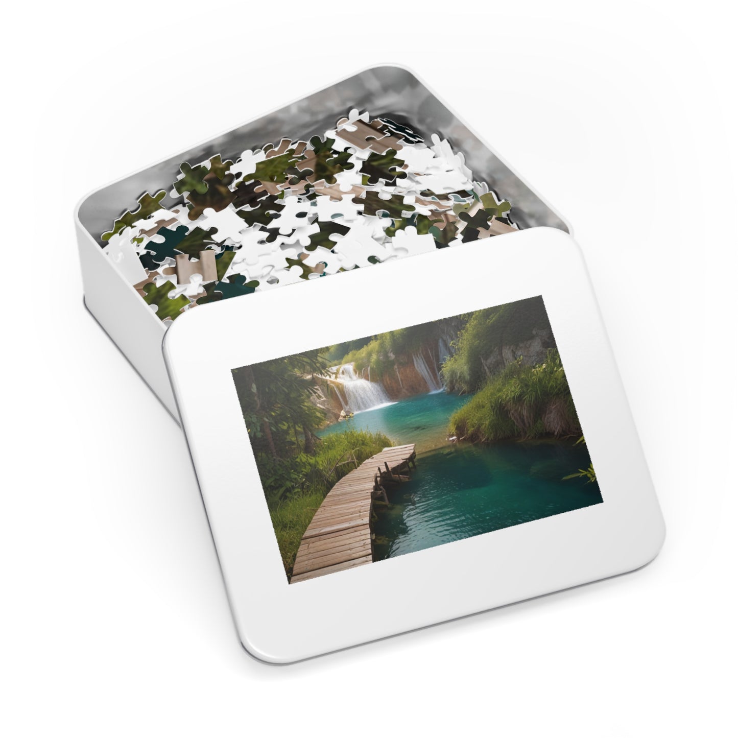Plitvice Lakes Bliss Jigsaw Puzzle (252, 500, 1000-Piece) - Puzzlers Paradise
