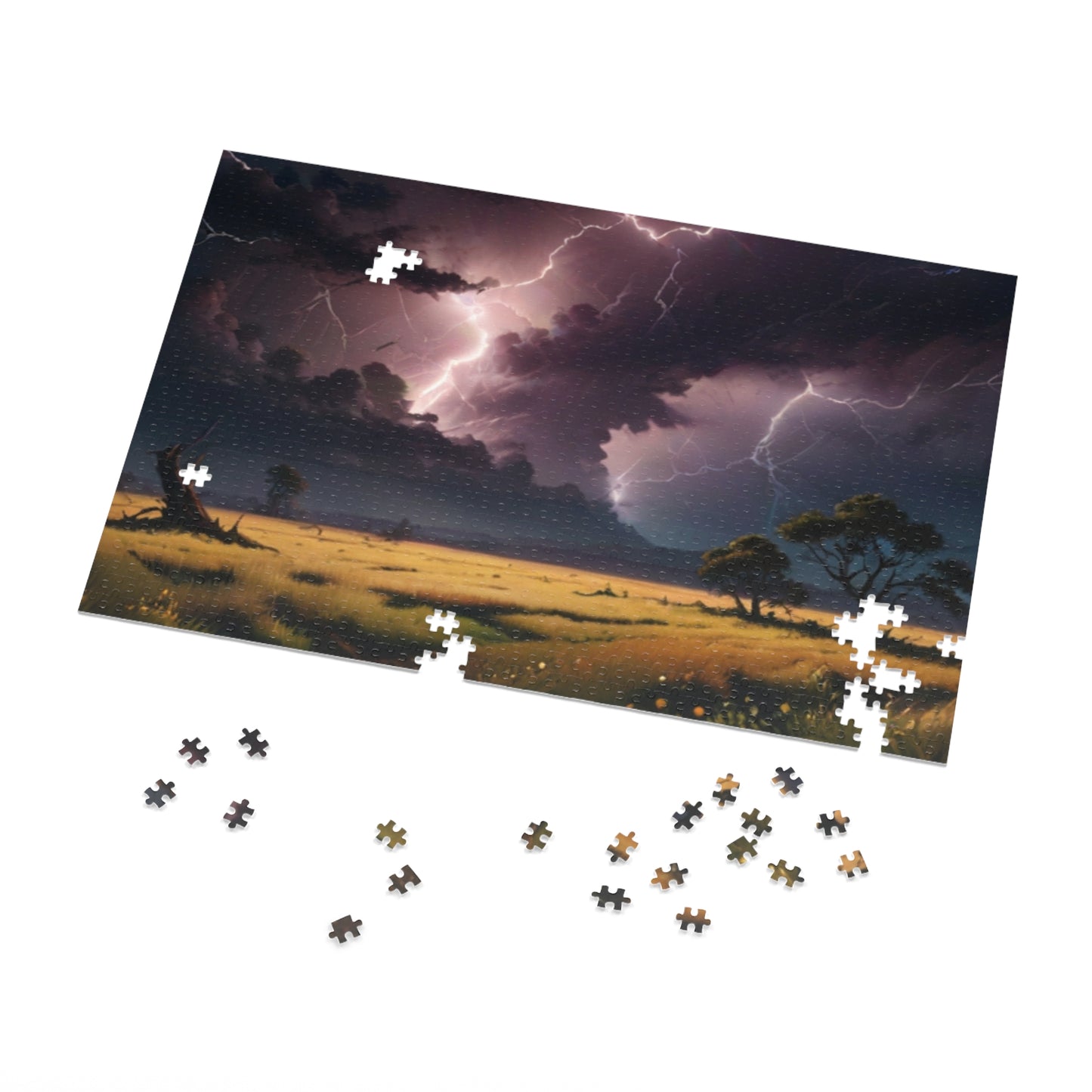 Lightning Plains Jigsaw Puzzle (30, 110, 252, 500, 1000-Piece)