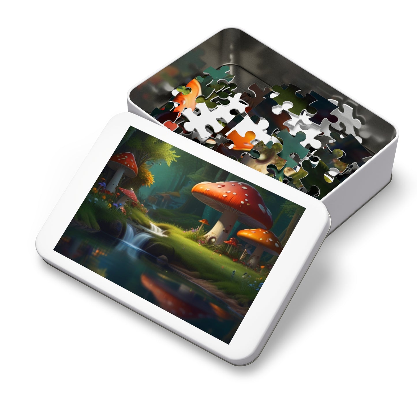 Mystic Mushroom Grove Jigsaw Puzzle (252, 500, 1000-Piece)