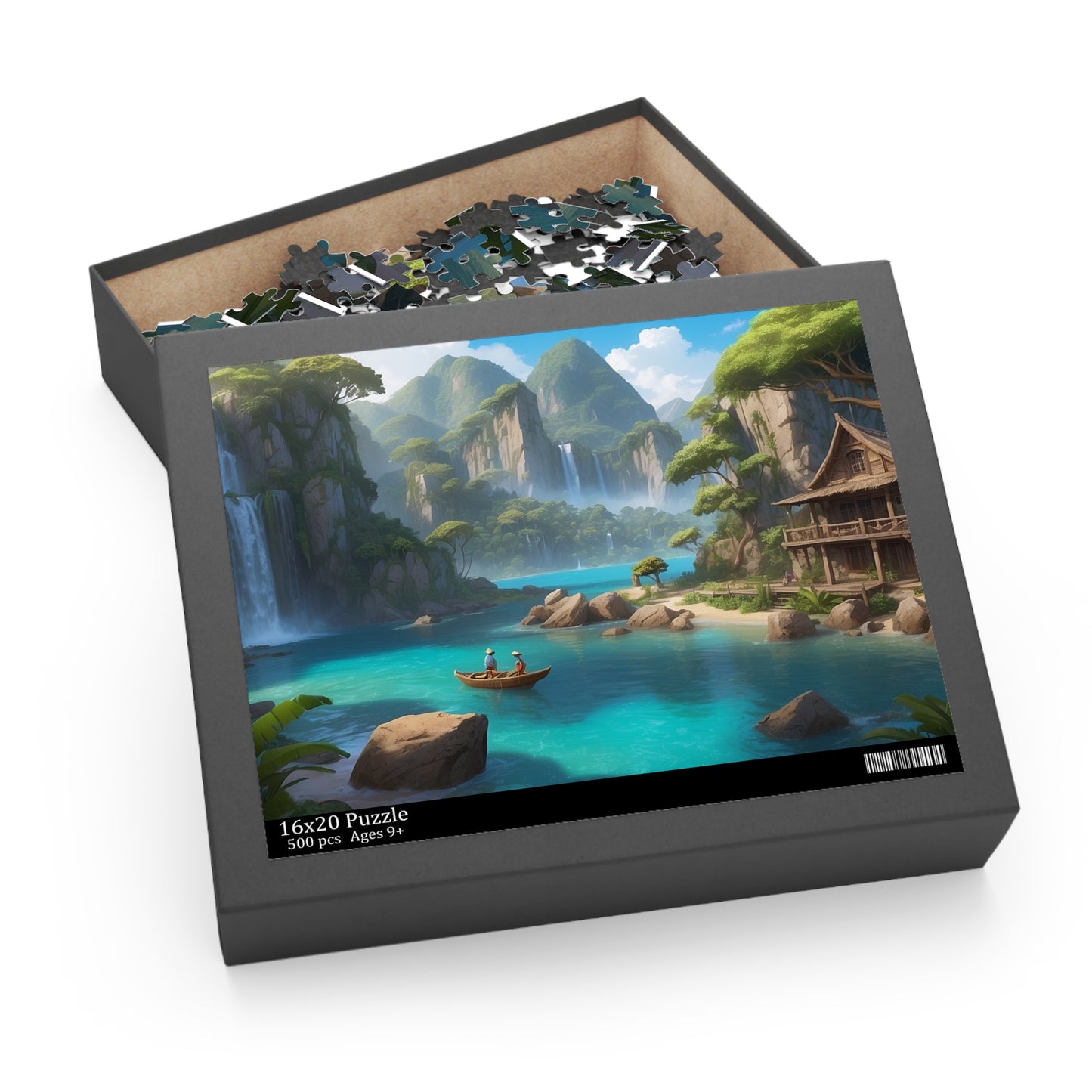Paradise Falls Jigsaw Puzzle (120, 252, 500-Piece) - Puzzlers Paradise
