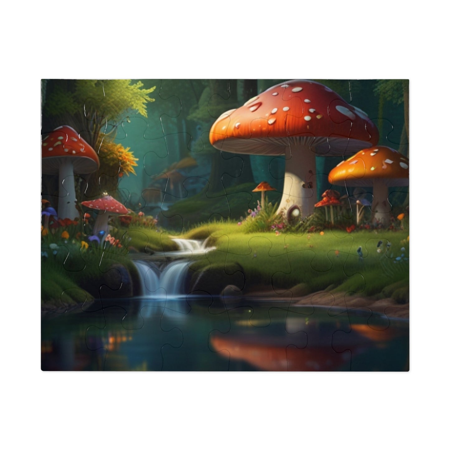 Mystic Mushroom Grove Jigsaw Puzzle (252, 500, 1000-Piece)