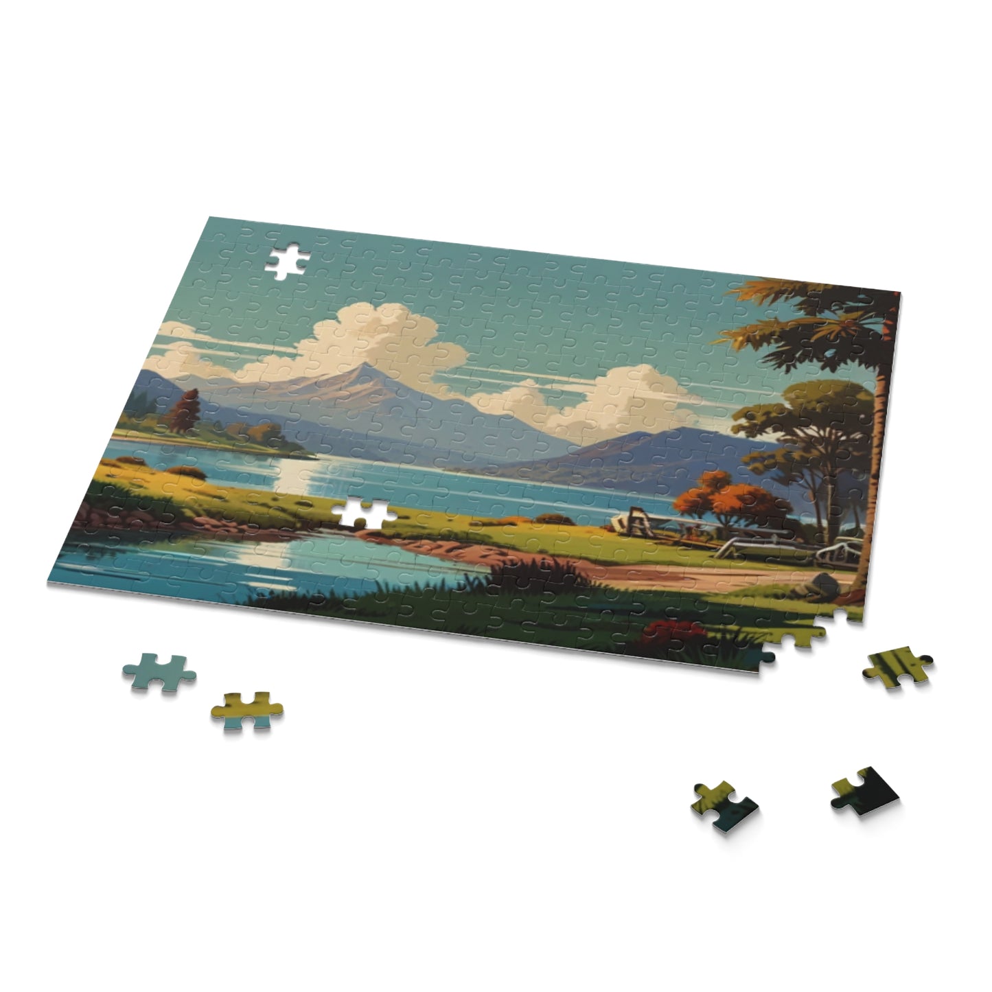 Lakeside Leisure Jigsaw Puzzle (120, 252, 500-Piece)