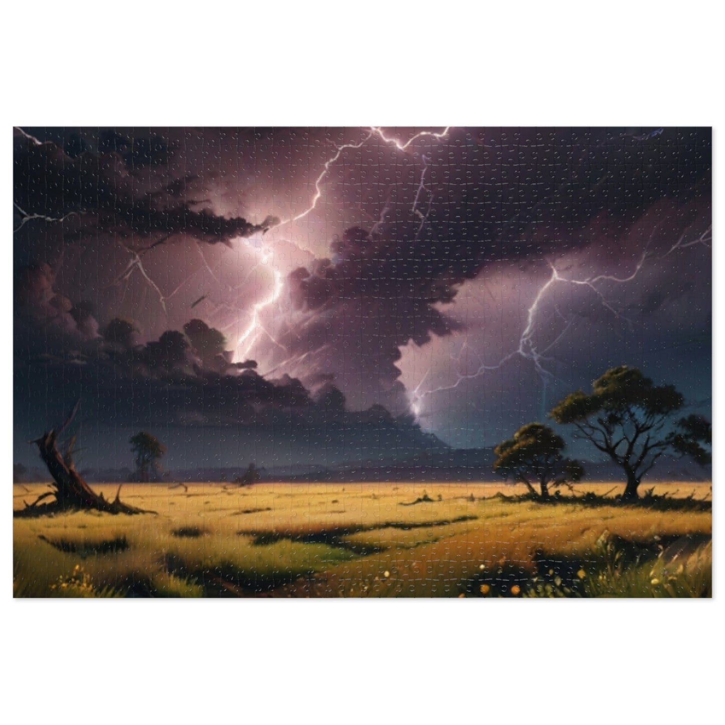 Lightning Plains Jigsaw Puzzle (30, 110, 252, 500, 1000-Piece)