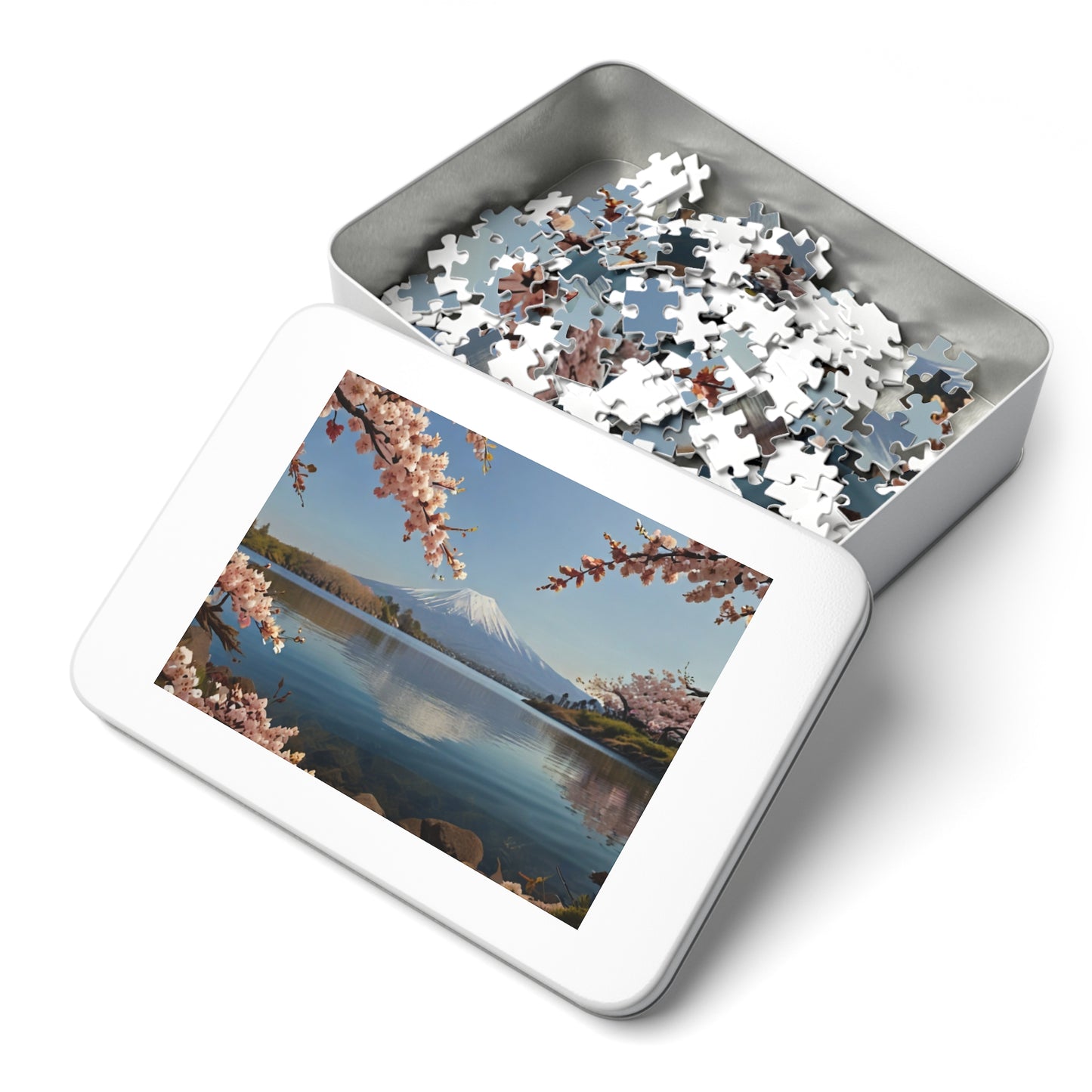 Mount Fuji Serenity Jigsaw Puzzle (252, 500, 1000-Piece) - Puzzlers Paradise