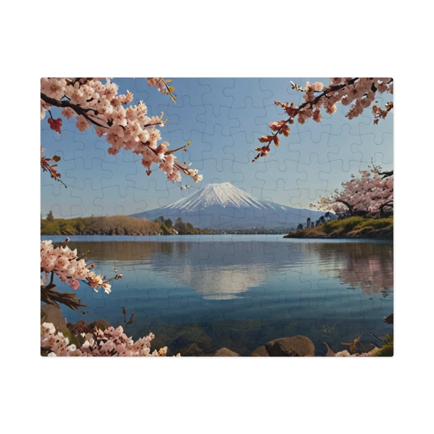 Mount Fuji Serenity Jigsaw Puzzle (252, 500, 1000-Piece) - Puzzlers Paradise