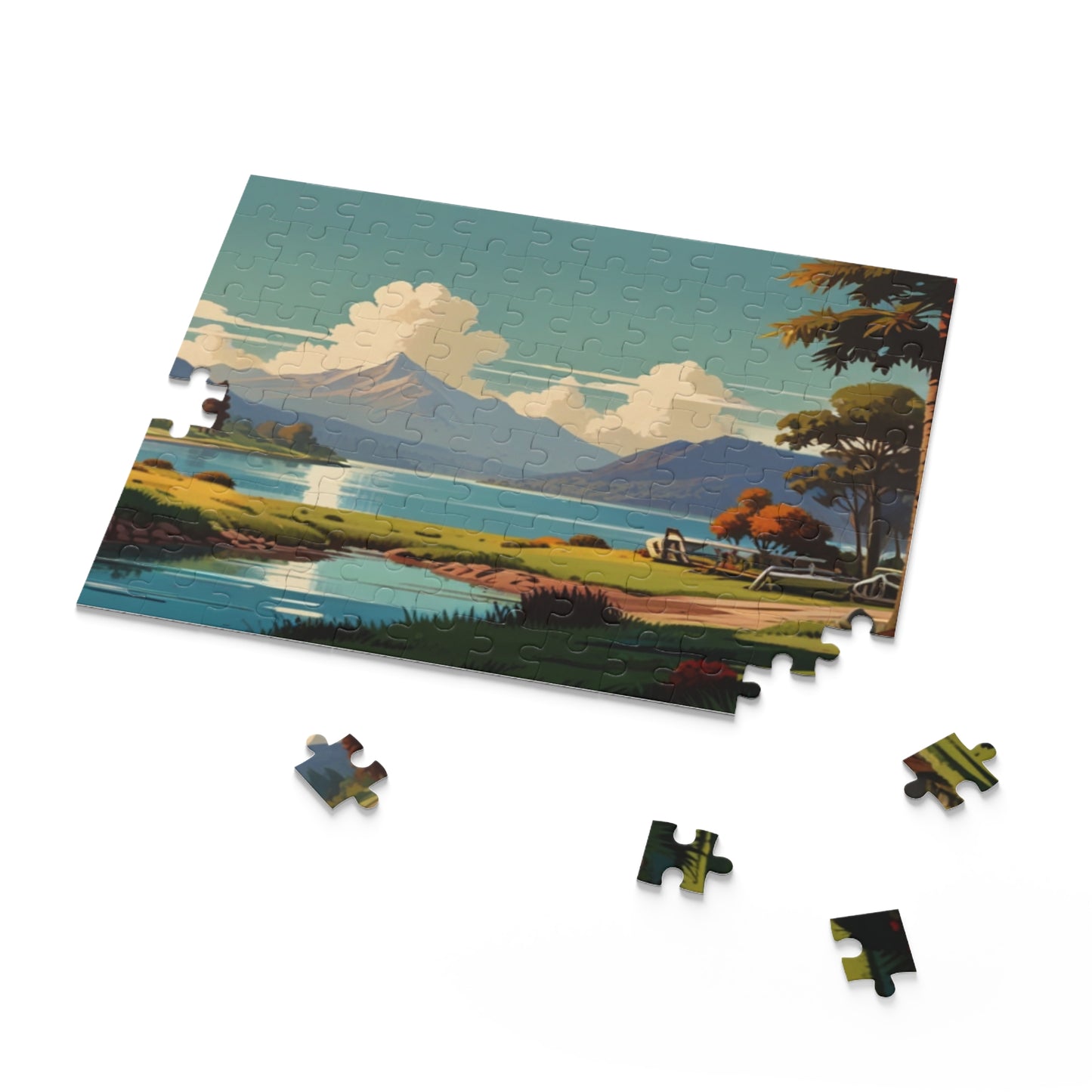 Lakeside Leisure Jigsaw Puzzle (120, 252, 500-Piece)