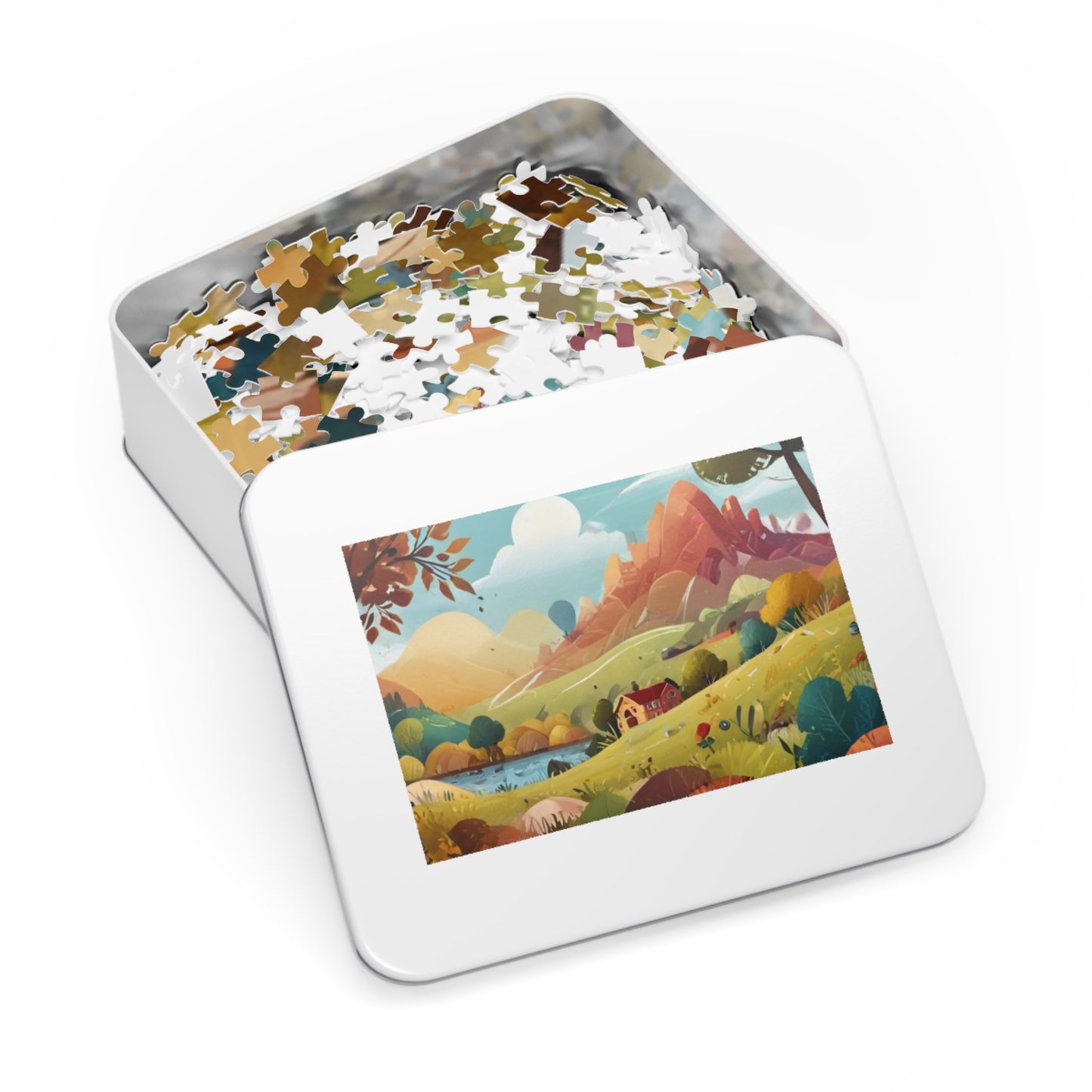 Countryside Charm and City Slicker Jigsaw Puzzle (252, 500, 1000-Piece)