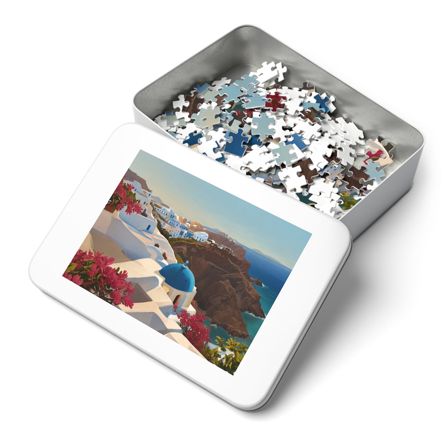 Santorini Serenity Jigsaw Puzzle (252, 500, 1000-Piece)