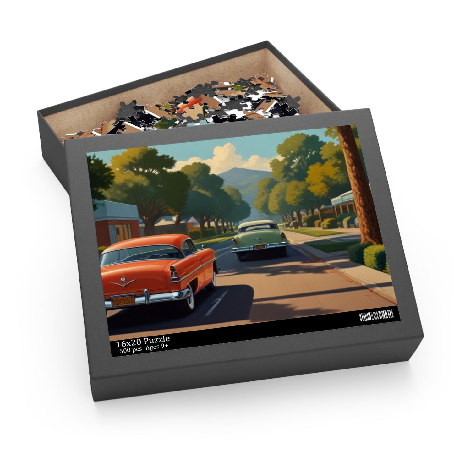 Americana Avenue Jigsaw Puzzle (120, 252, 500-Piece)