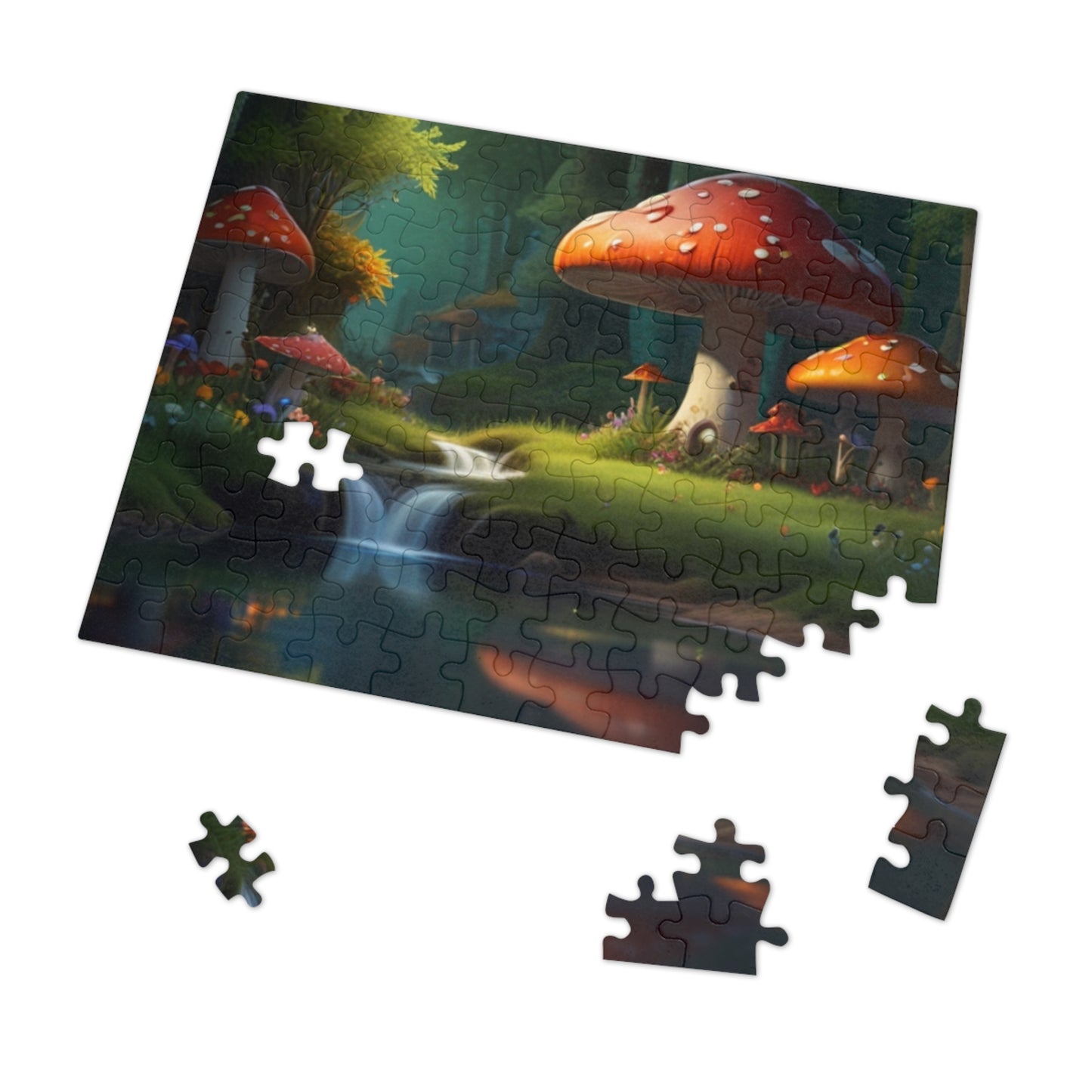 Mystic Mushroom Grove Jigsaw Puzzle (252, 500, 1000-Piece)