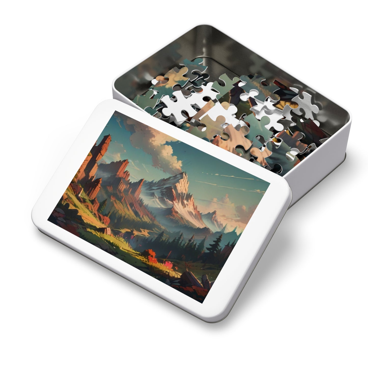 Echoing Mountains Jigsaw Puzzle (30, 110, 252, 500, 1000-Piece)