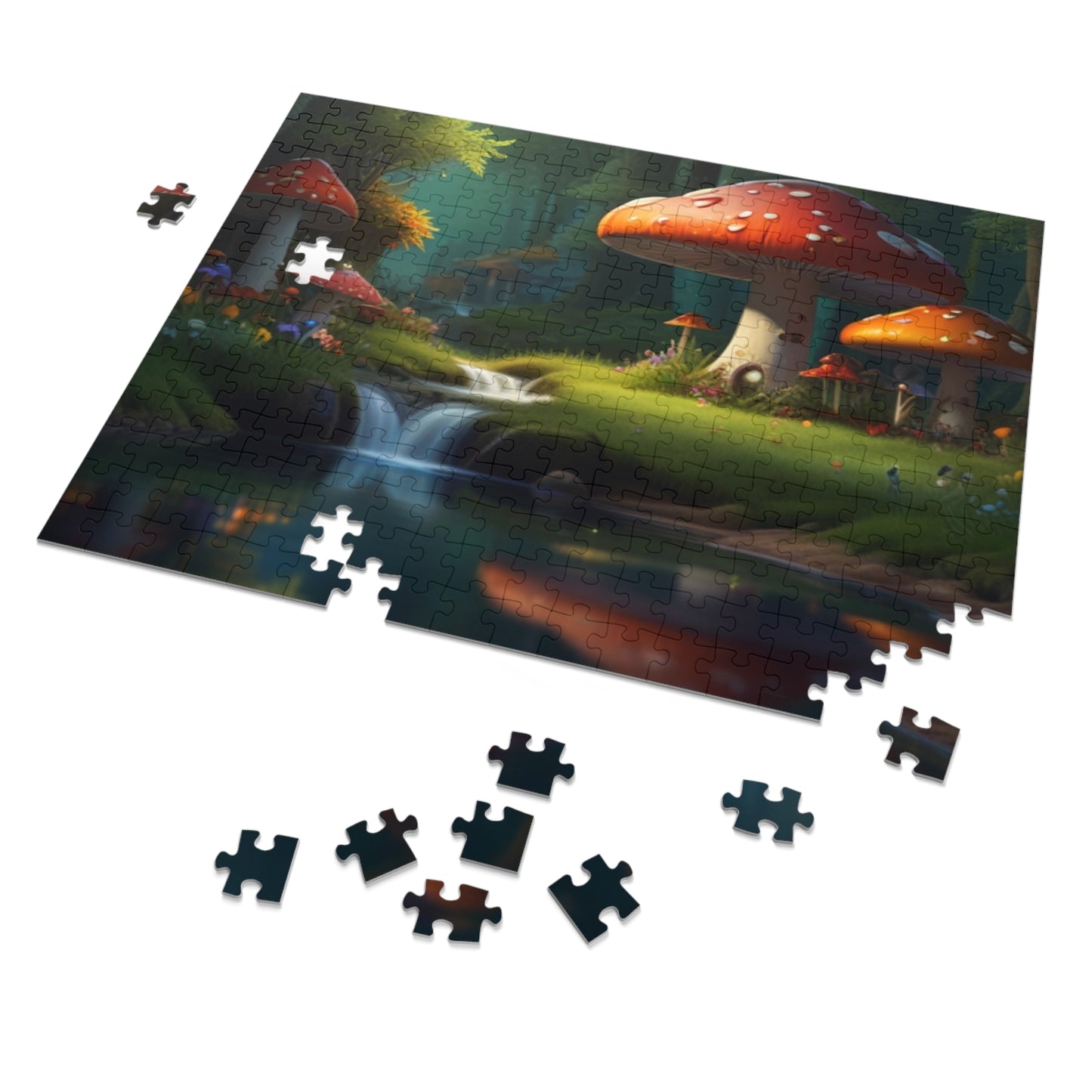 Mystic Mushroom Grove Jigsaw Puzzle (252, 500, 1000-Piece)