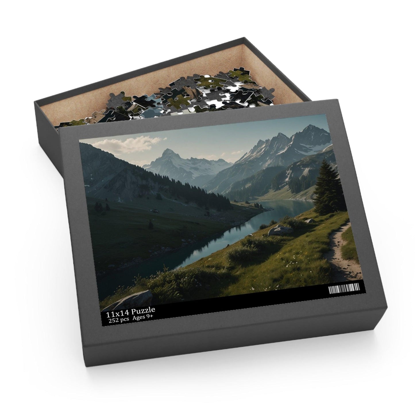 Alpine Serenity Puzzle (120, 252, 500-Piece) - Puzzlers Paradise