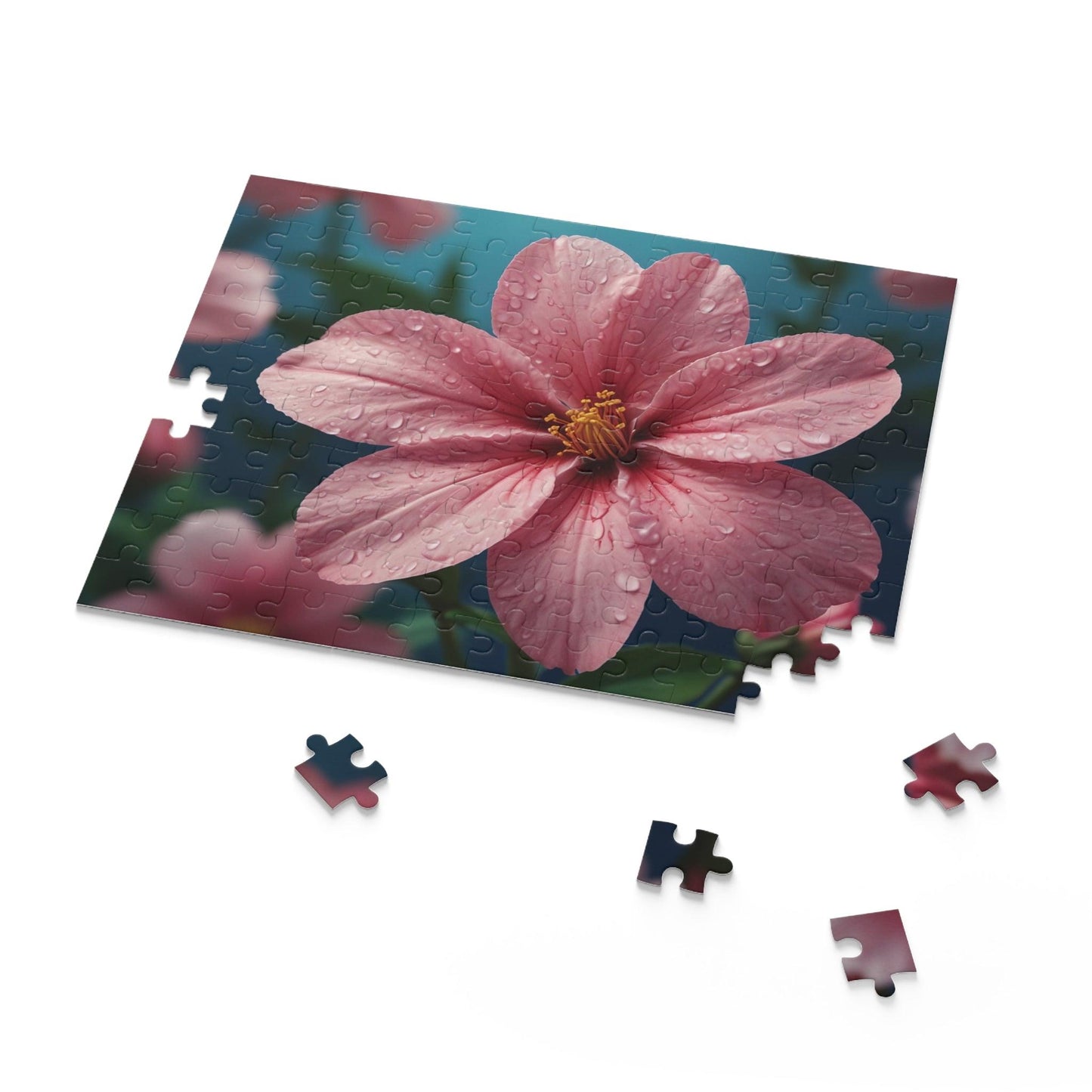Rain-Kissed Blossoms Puzzle (120, 252, 500-Piece) - Puzzlers Paradise