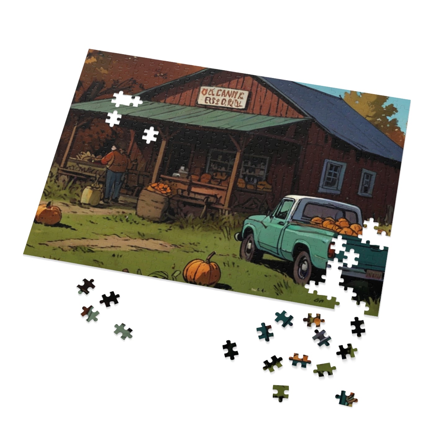 Countryside Cruise Jigsaw Puzzle (252, 500, 1000-Piece)