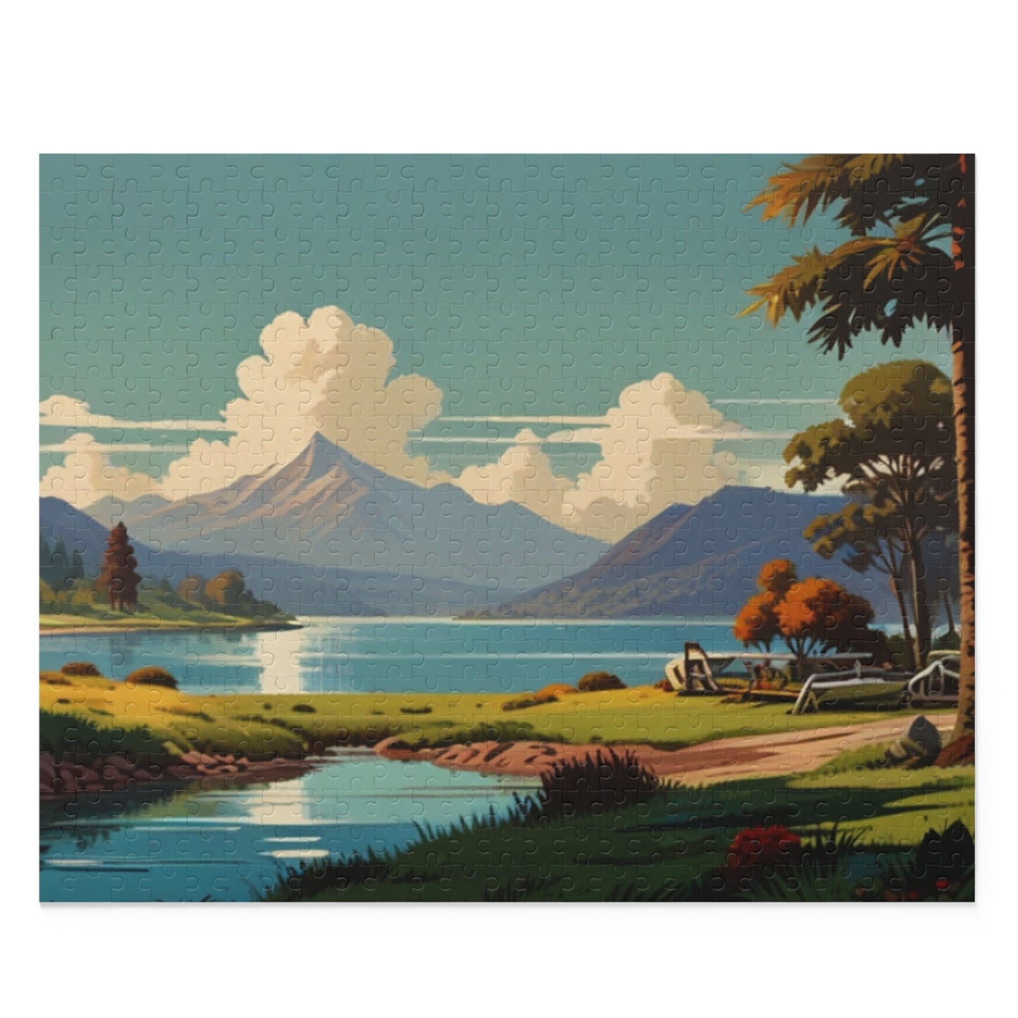 Lakeside Leisure Jigsaw Puzzle (120, 252, 500-Piece)