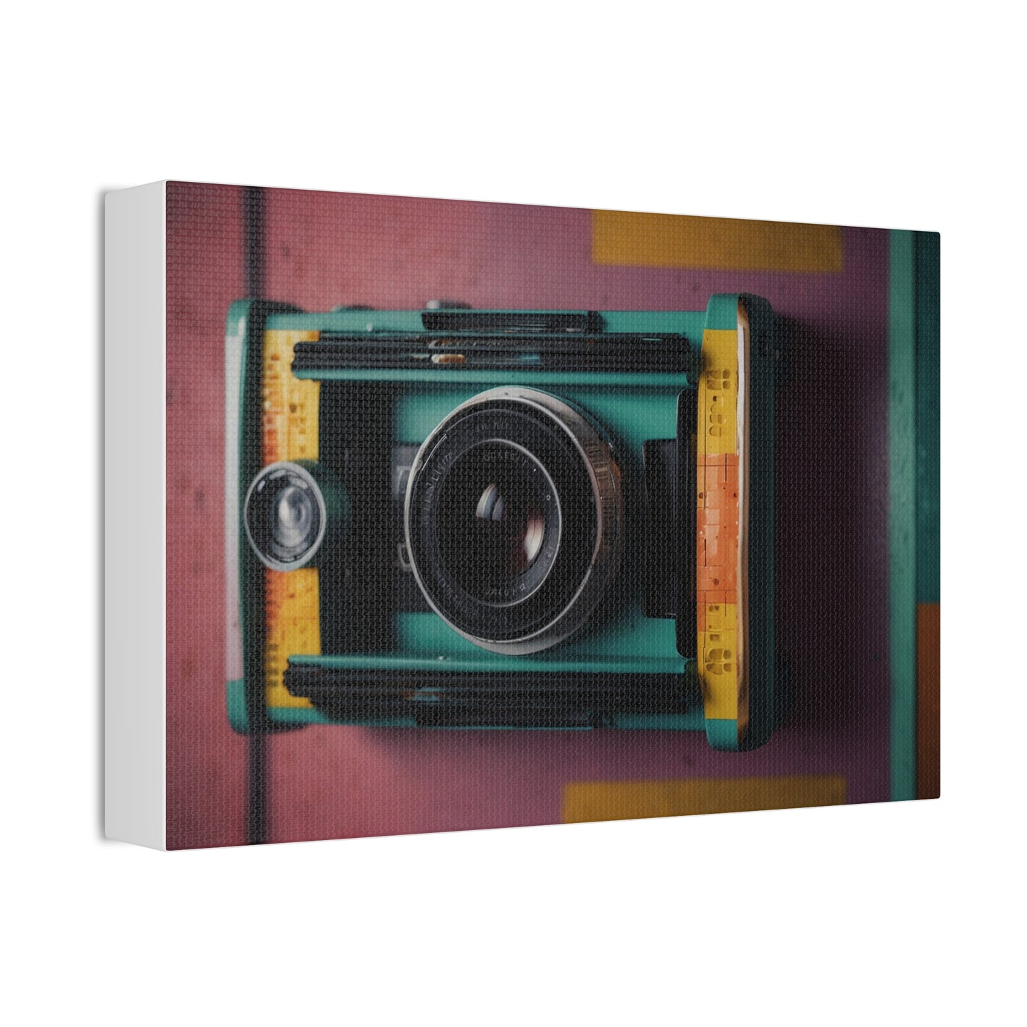 Timeless Focus: Vintage Camera Canvas Stretched, 1.5'' Puzzlers Paradise