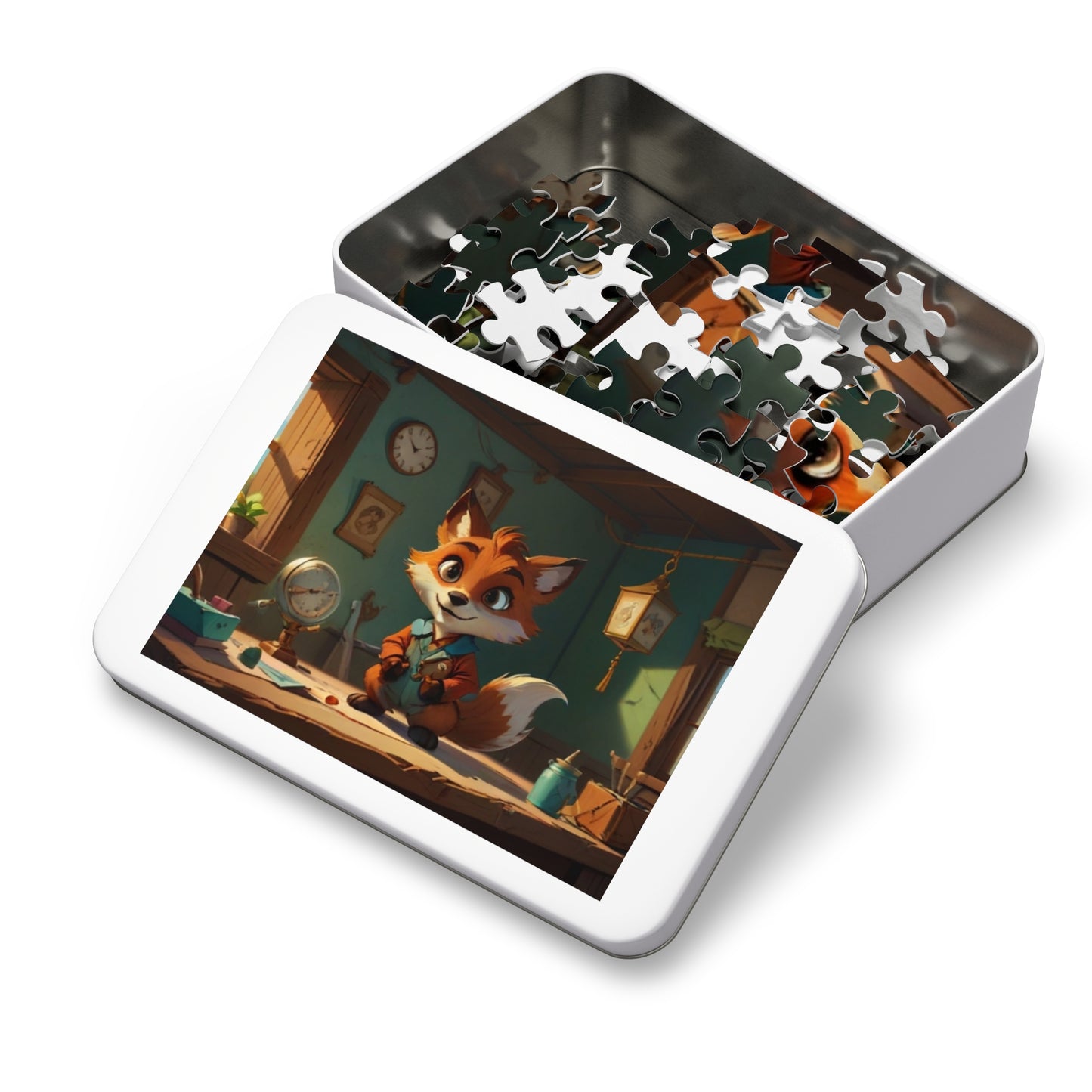Inventor Fox Jigsaw Puzzle (30, 110, 252, 500, 1000-Piece)