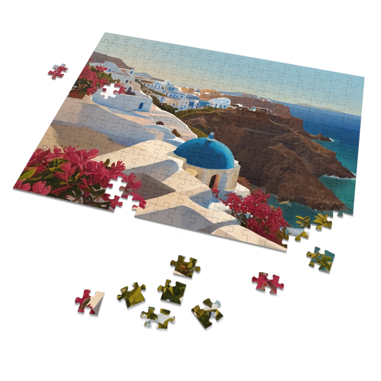 Santorini Serenity Jigsaw Puzzle (252, 500, 1000-Piece)