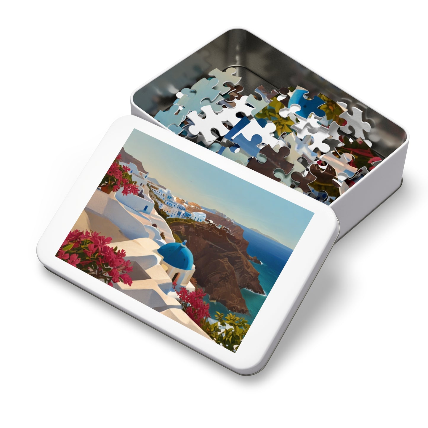 Santorini Serenity Jigsaw Puzzle (252, 500, 1000-Piece)
