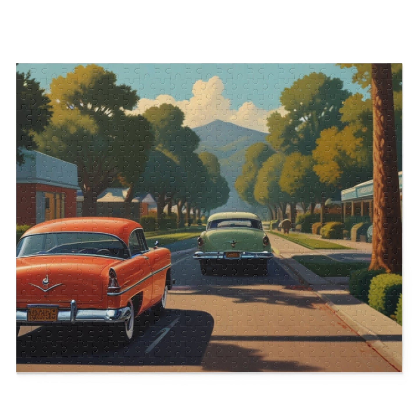 Americana Avenue Jigsaw Puzzle (120, 252, 500-Piece)
