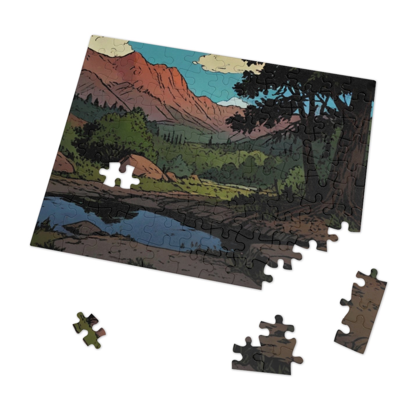Vintage Vibes Diner Jigsaw Puzzle (252, 500, 1000-Piece)