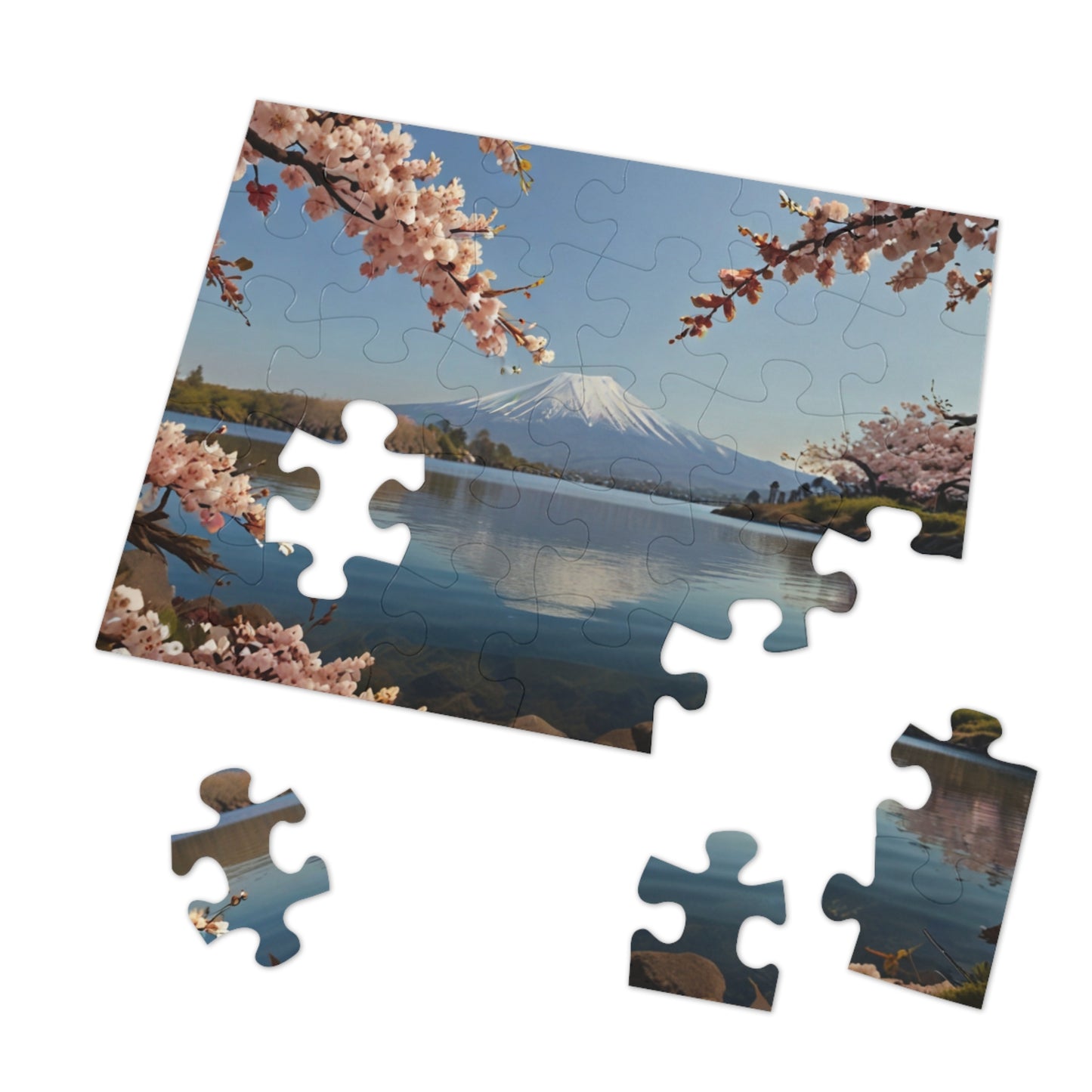 Mount Fuji Serenity Jigsaw Puzzle (252, 500, 1000-Piece) - Puzzlers Paradise