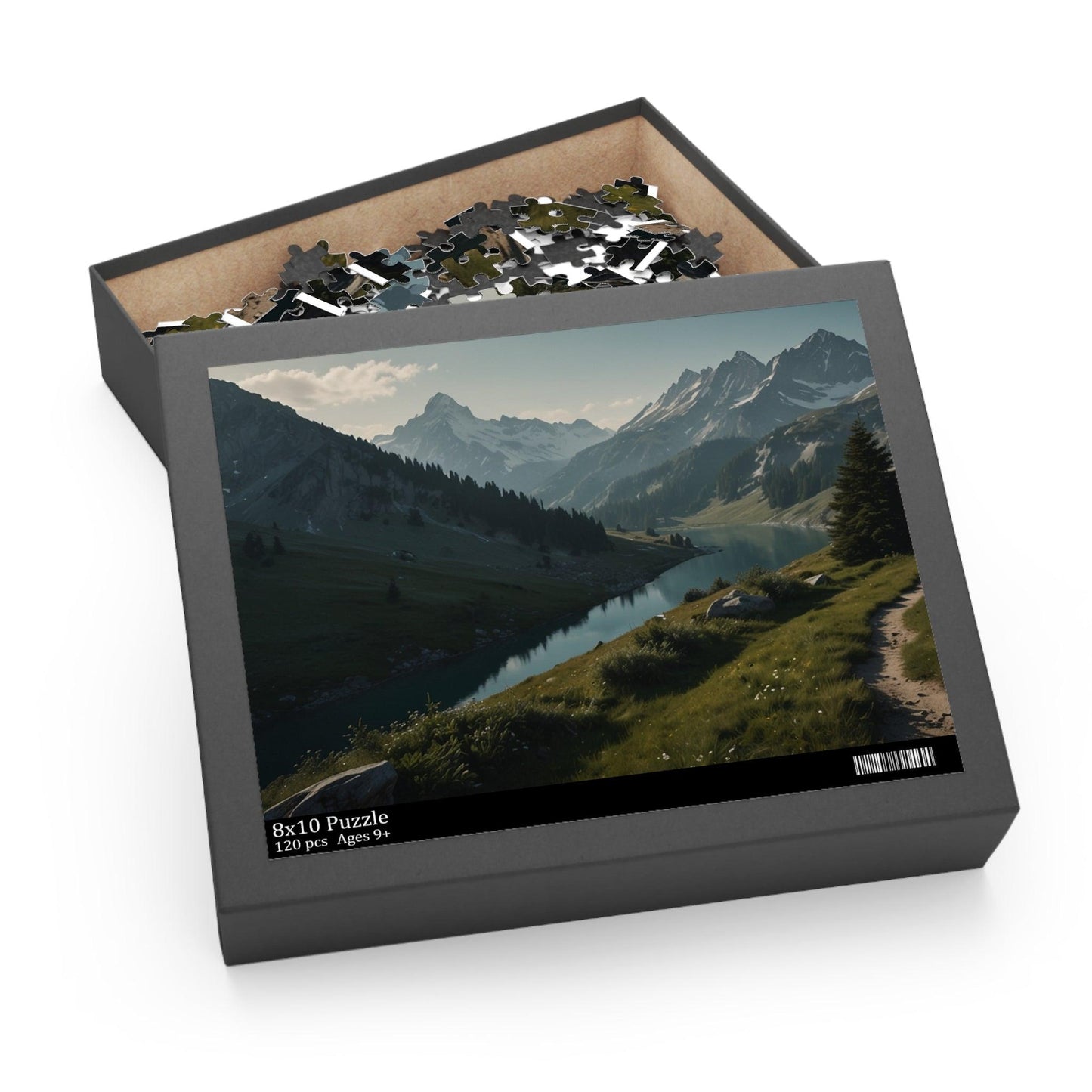 Alpine Serenity Puzzle (120, 252, 500-Piece) - Puzzlers Paradise