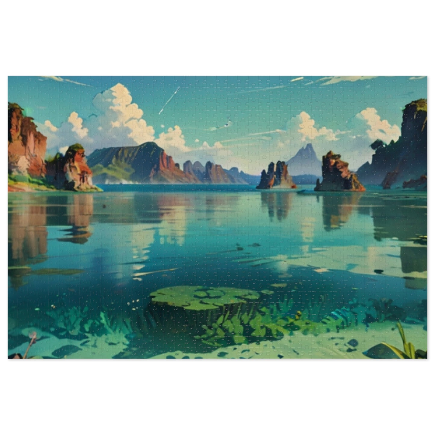 Jade Lagoon Jigsaw Puzzle (30, 110, 252, 500, 1000-Piece)