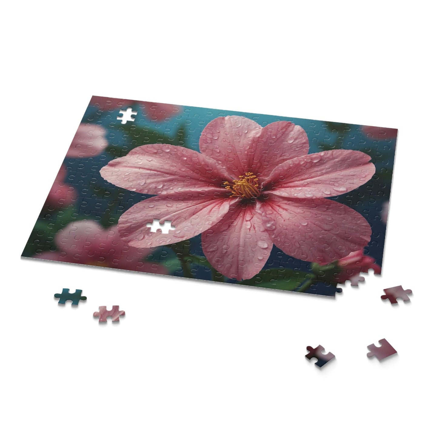 Rain-Kissed Blossoms Puzzle (120, 252, 500-Piece) - Puzzlers Paradise