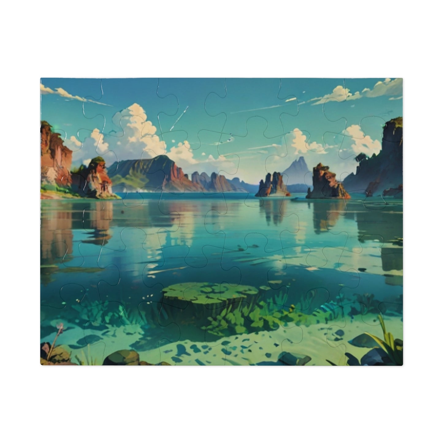 Jade Lagoon Jigsaw Puzzle (30, 110, 252, 500, 1000-Piece)