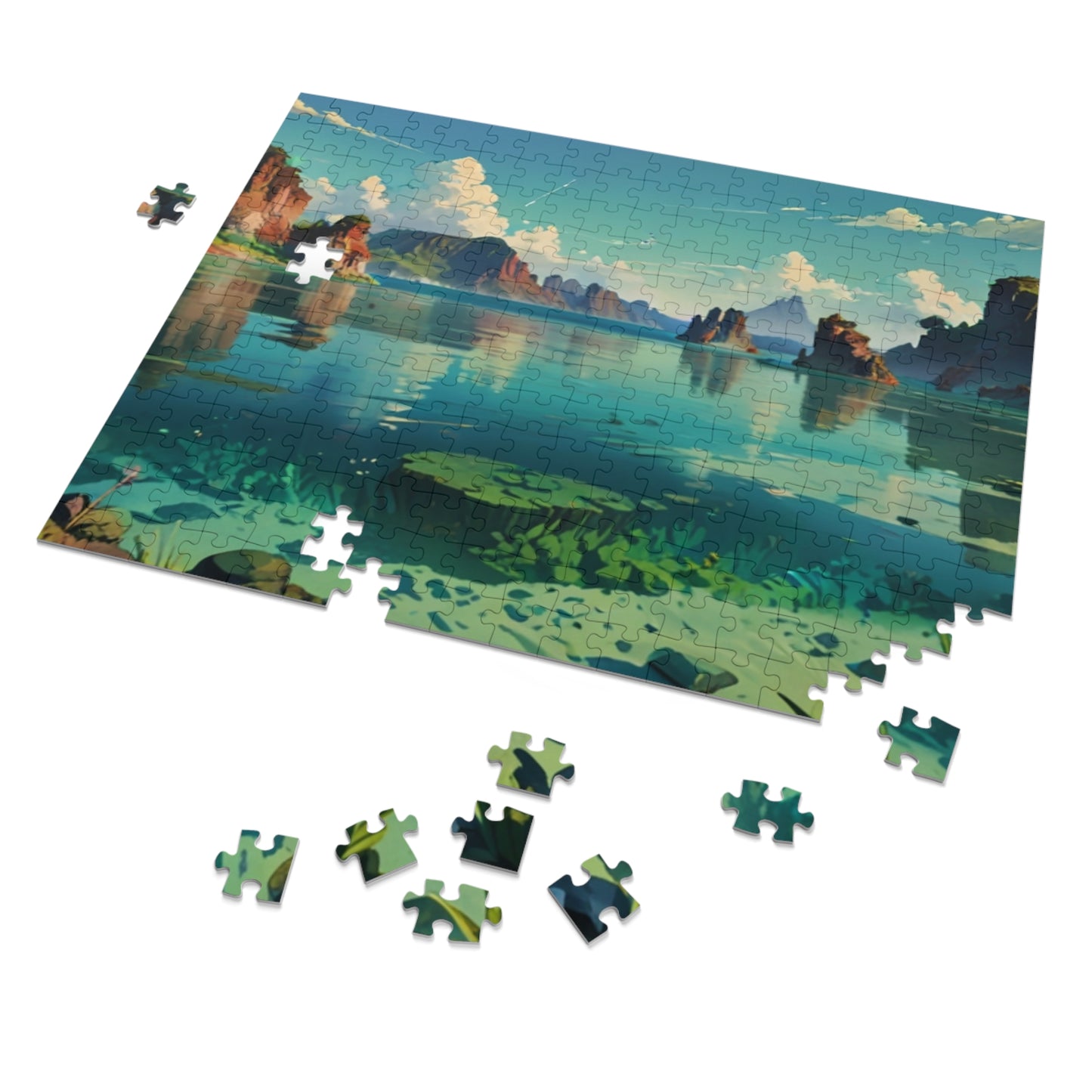 Jade Lagoon Jigsaw Puzzle (30, 110, 252, 500, 1000-Piece)