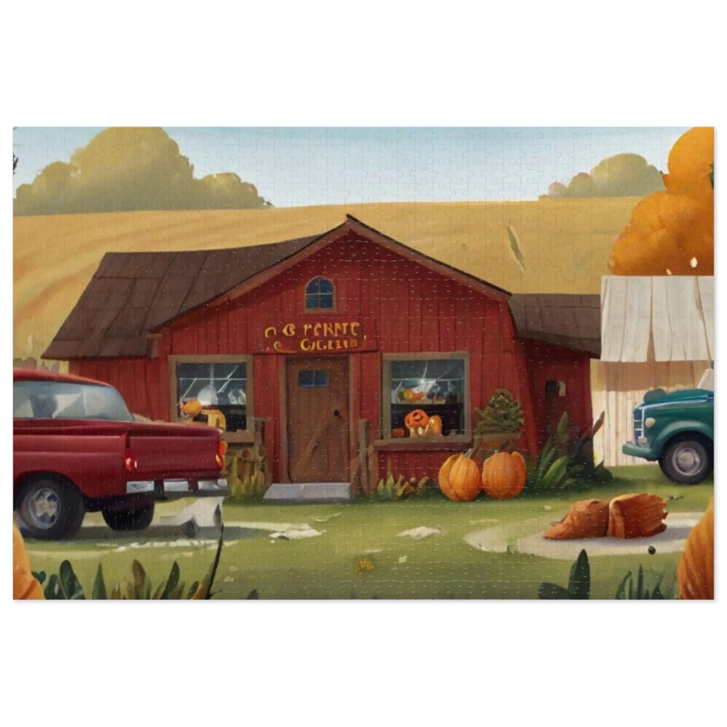 Harvest Haven Jigsaw Puzzle (252, 500, 1000-Piece) - Puzzlers Paradise