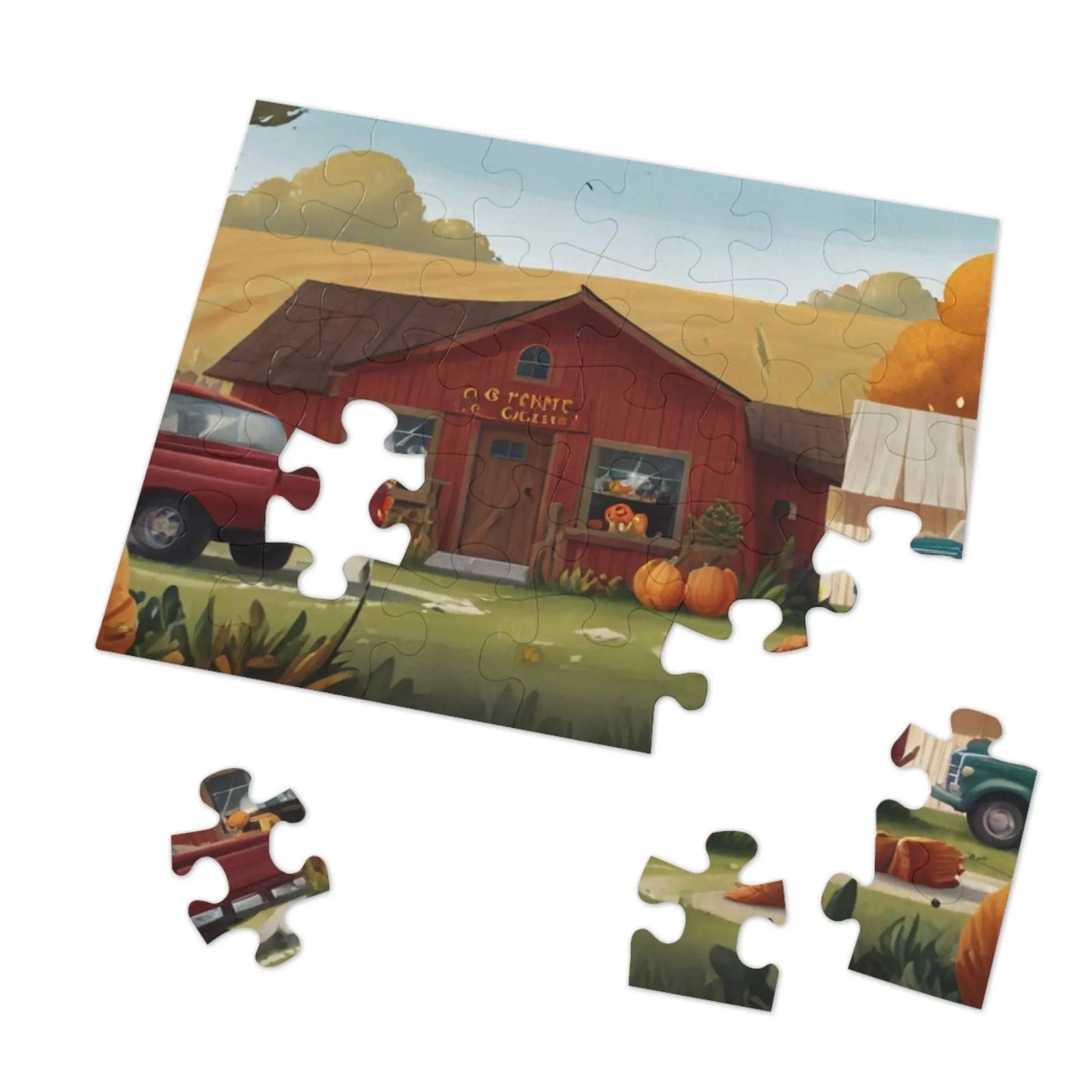 Harvest Haven Jigsaw Puzzle (252, 500, 1000-Piece) - Puzzlers Paradise