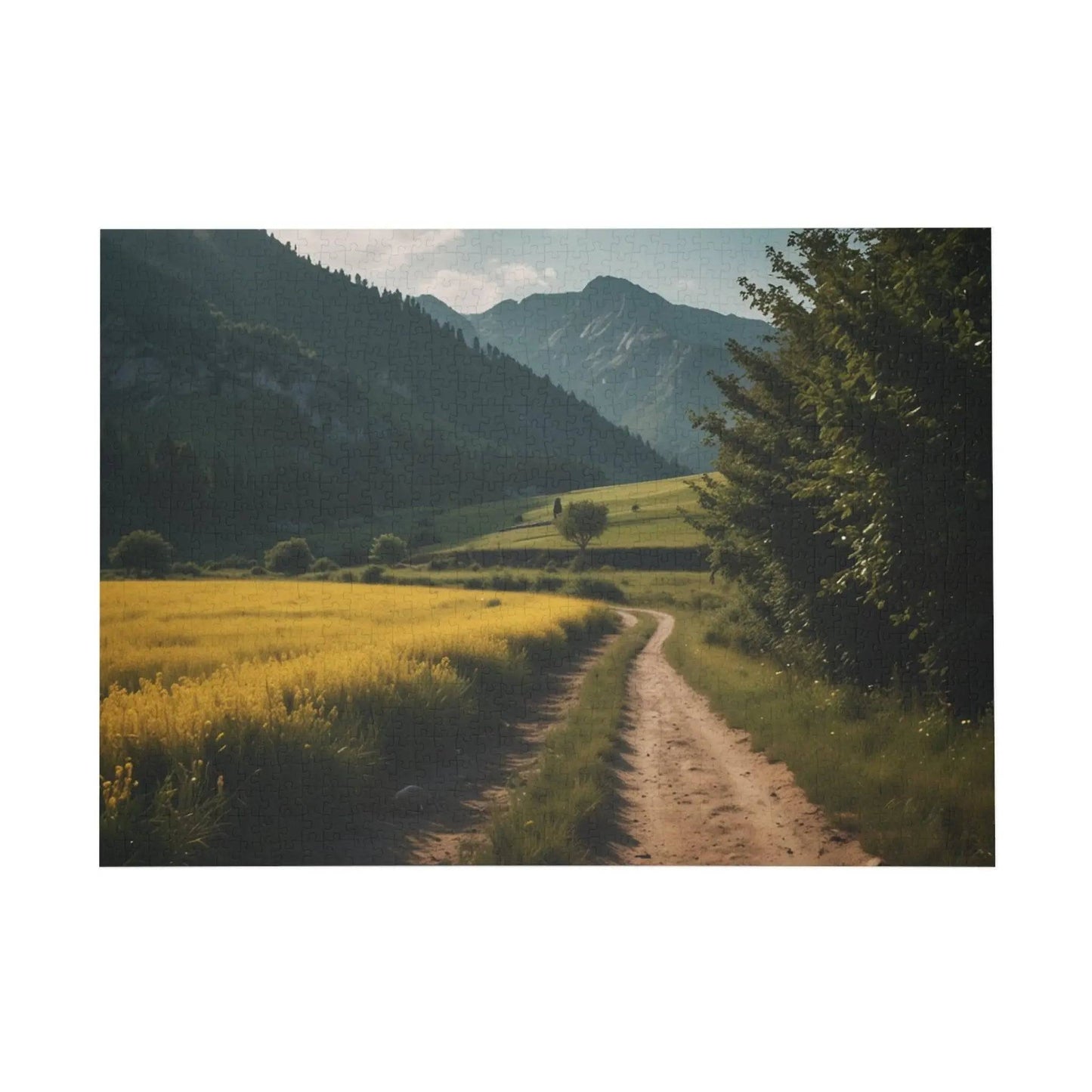 Meadow Trail Puzzle (96, 252, 500, 1000-Piece) - Puzzlers Paradise
