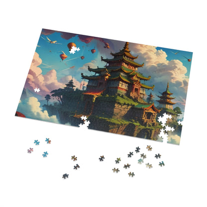 Floating Temples Jigsaw Puzzle (30, 110, 252, 500, 1000-Piece)