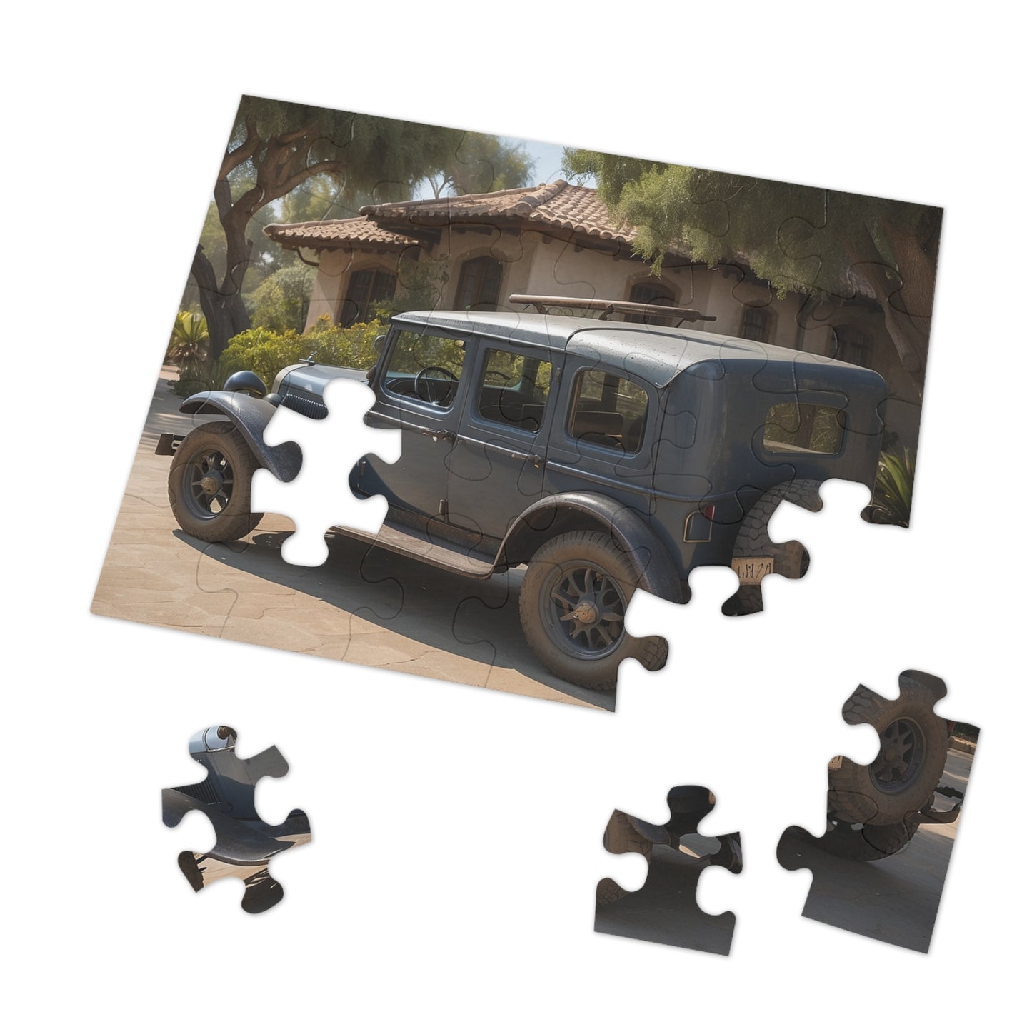 Heritage Homestead Automobile Jigsaw Puzzle (252, 500, 1000-Piece)