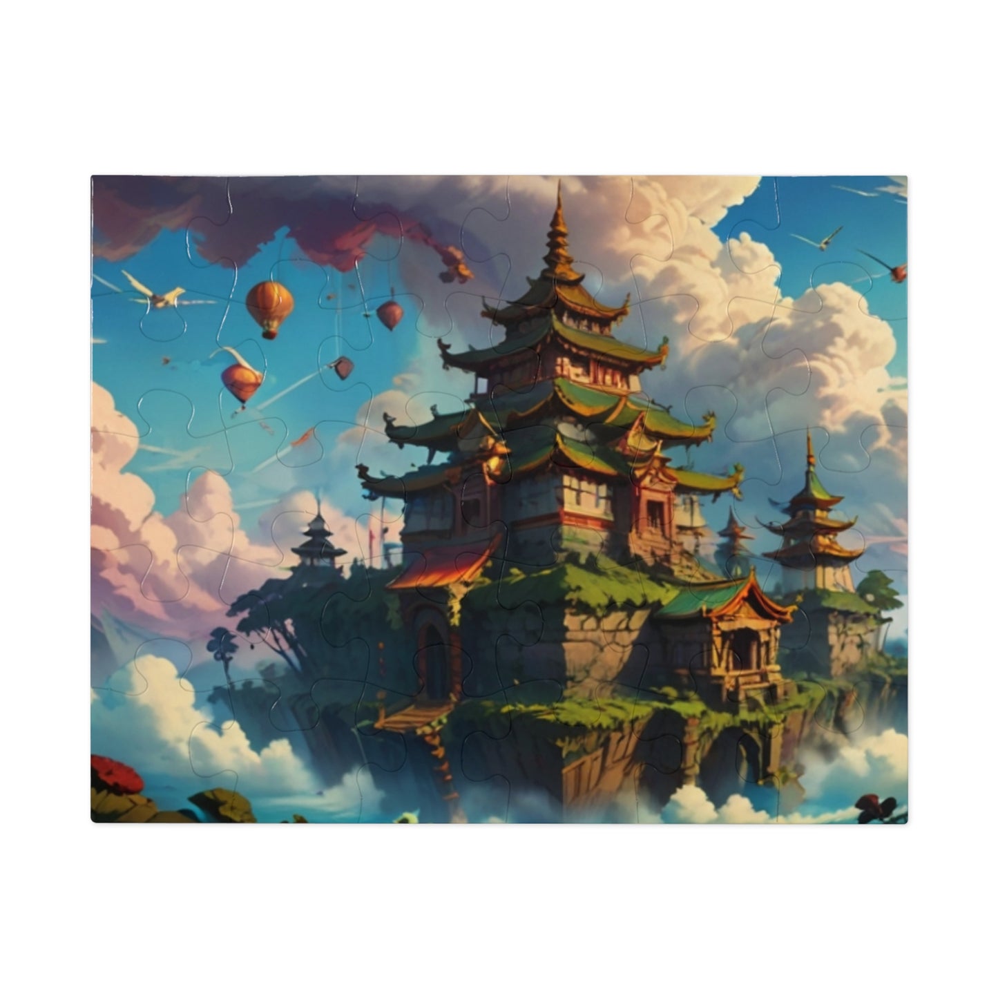 Floating Temples Jigsaw Puzzle (30, 110, 252, 500, 1000-Piece)